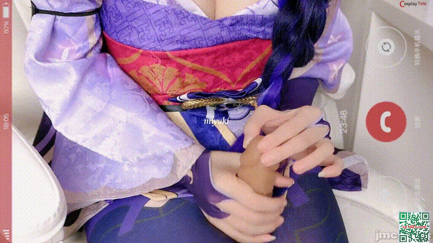 Misaki Suzuki cosplay Raiden Shogun (42p)