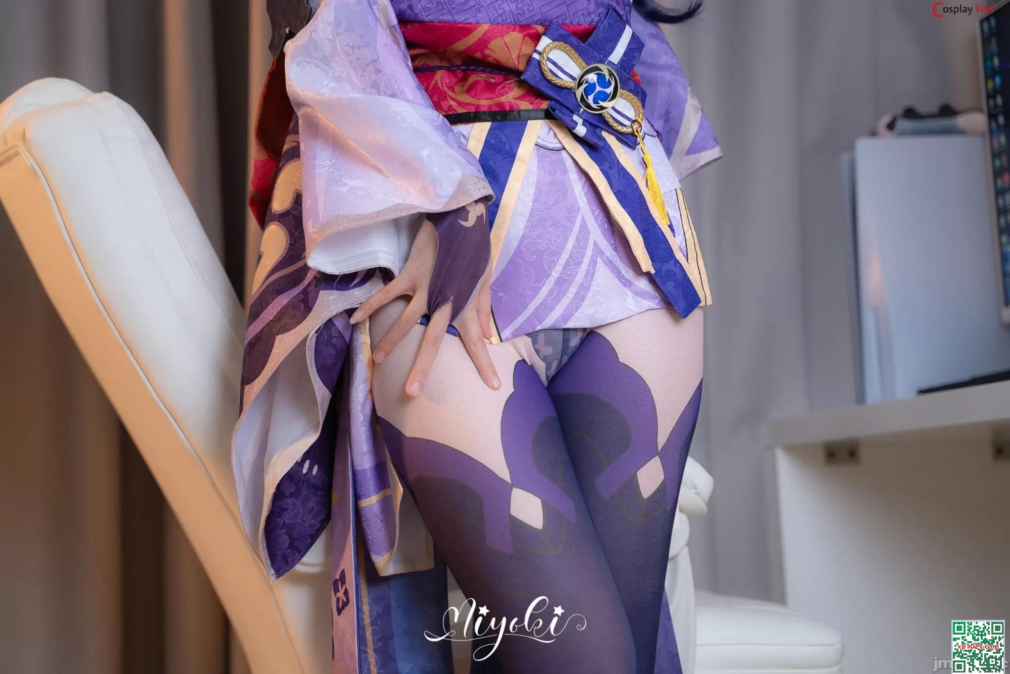 Misaki Suzuki cosplay Raiden Shogun (42p)