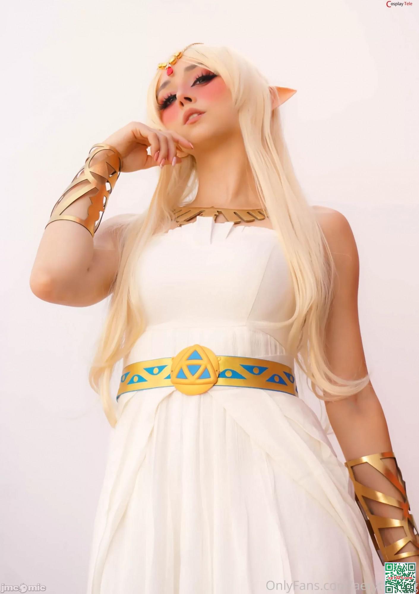 Aery Tiefling cosplay Zelda (64p)