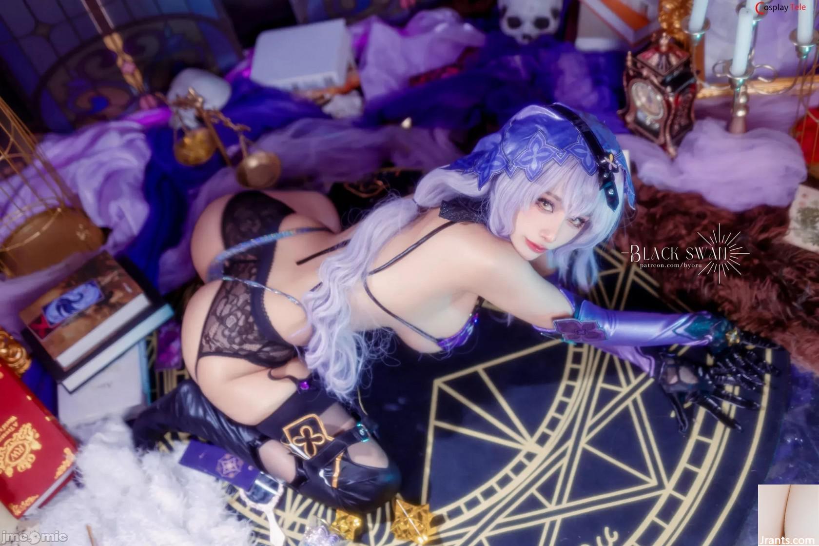 byoru cosplay_black_swan _-_ honkai_star_rail (31p)