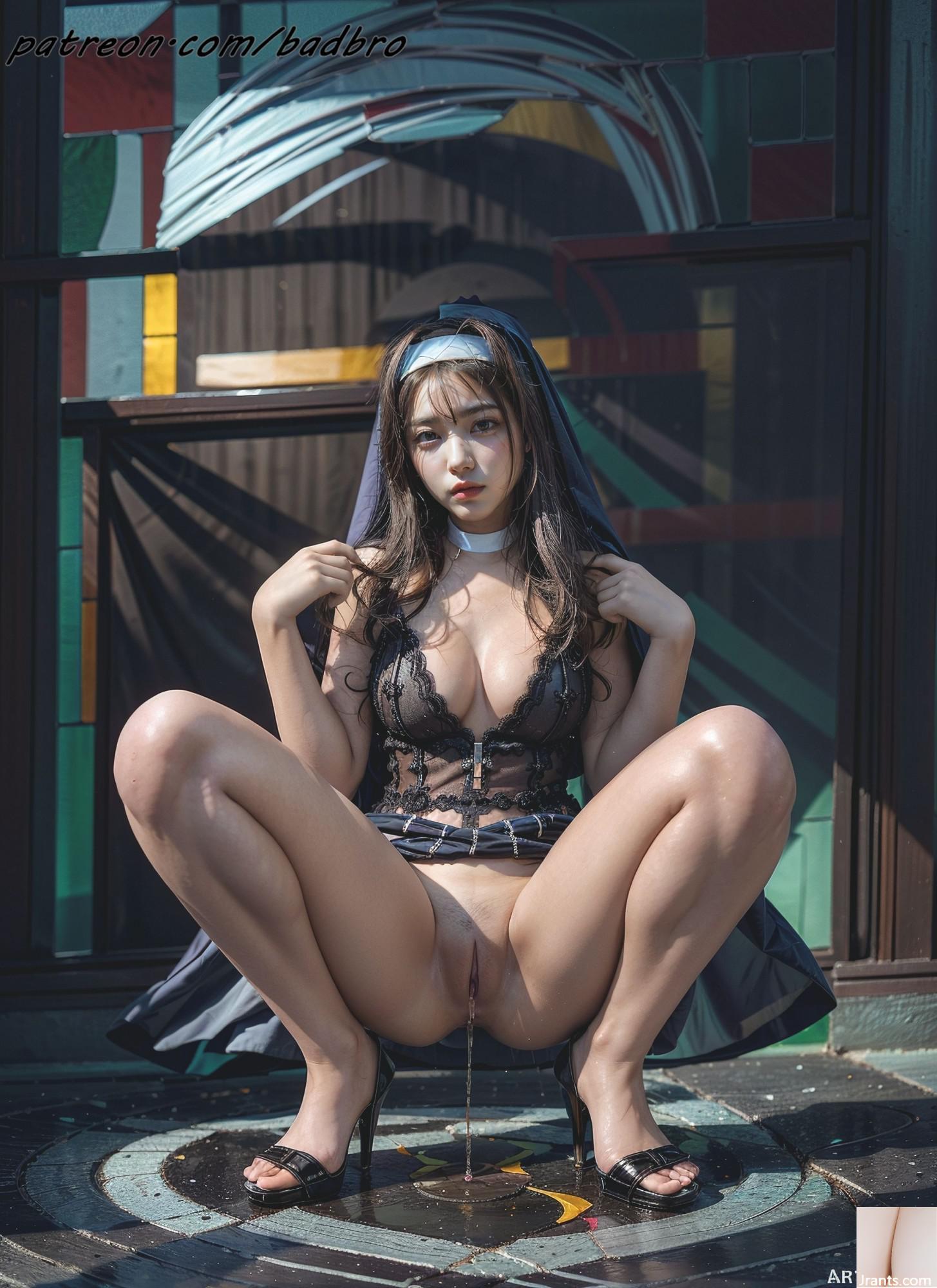 badbro_nun peeing