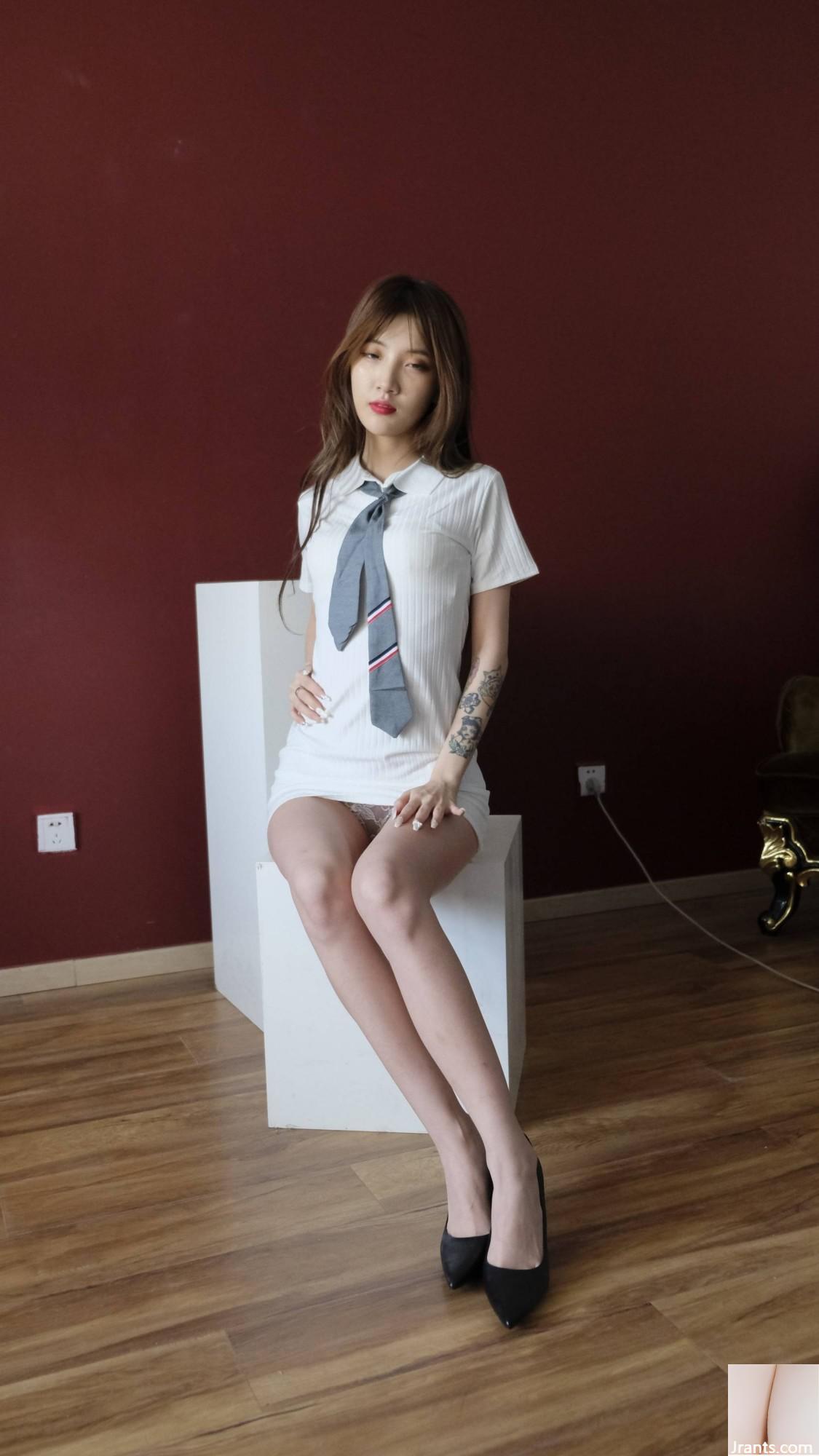 (온라인 컬렉션) 뷰티 모델 Xiaoxue의 모자이크가없는 VIP 복지 다이어그램 2 (100p)