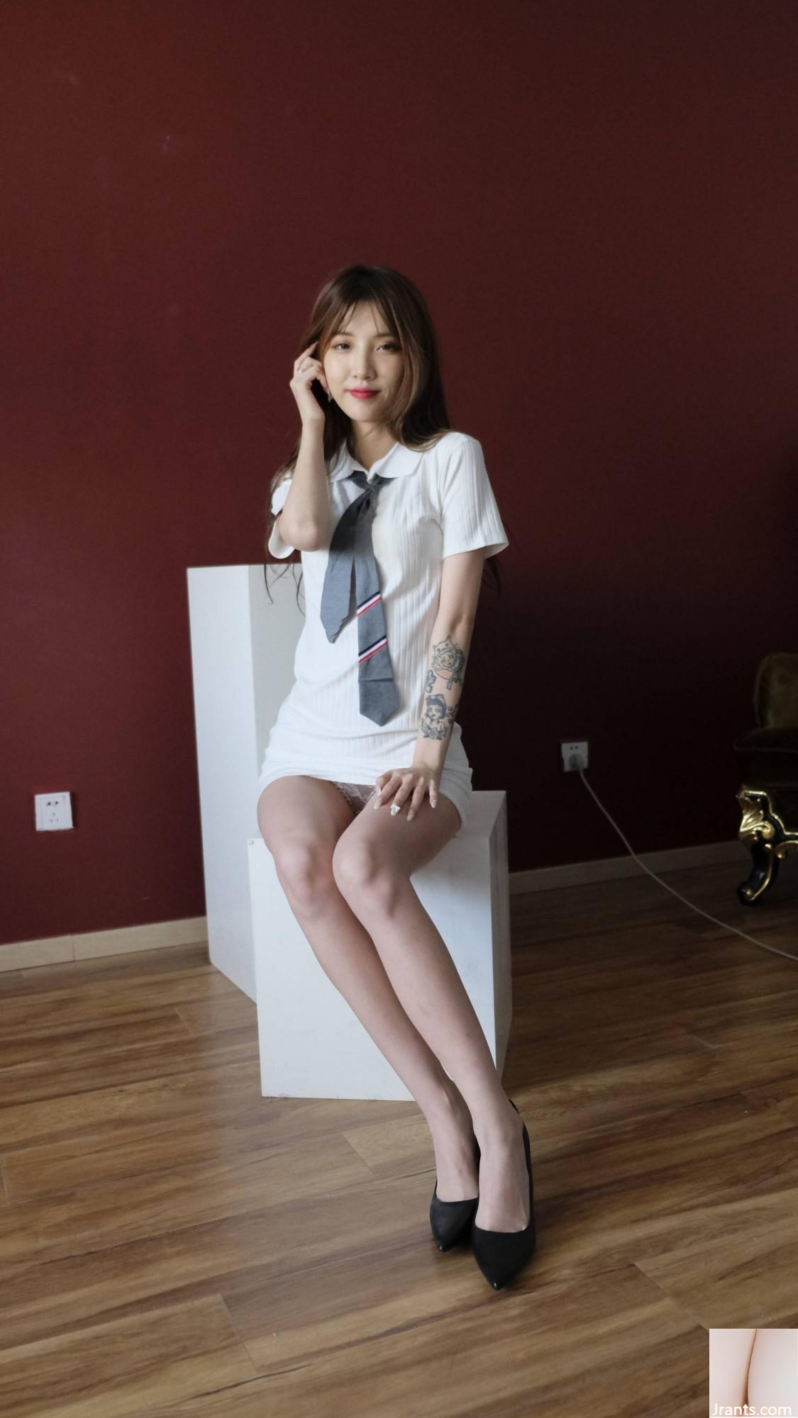 (온라인 컬렉션) 뷰티 모델 Xiaoxue의 모자이크가없는 VIP 복지 다이어그램 2 (100p)
