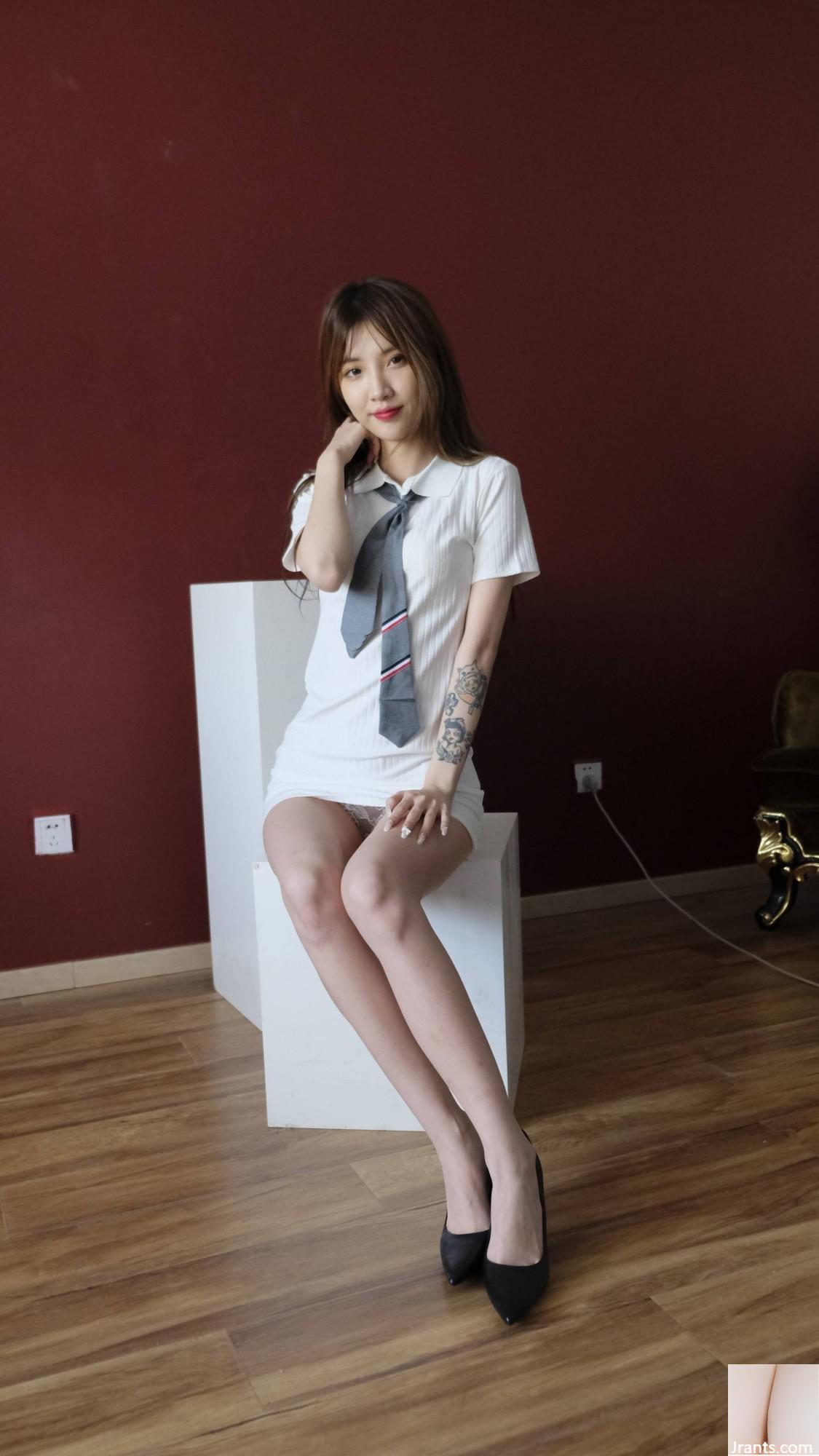 (온라인 컬렉션) 뷰티 모델 Xiaoxue의 모자이크가없는 VIP 복지 다이어그램 2 (100p)
