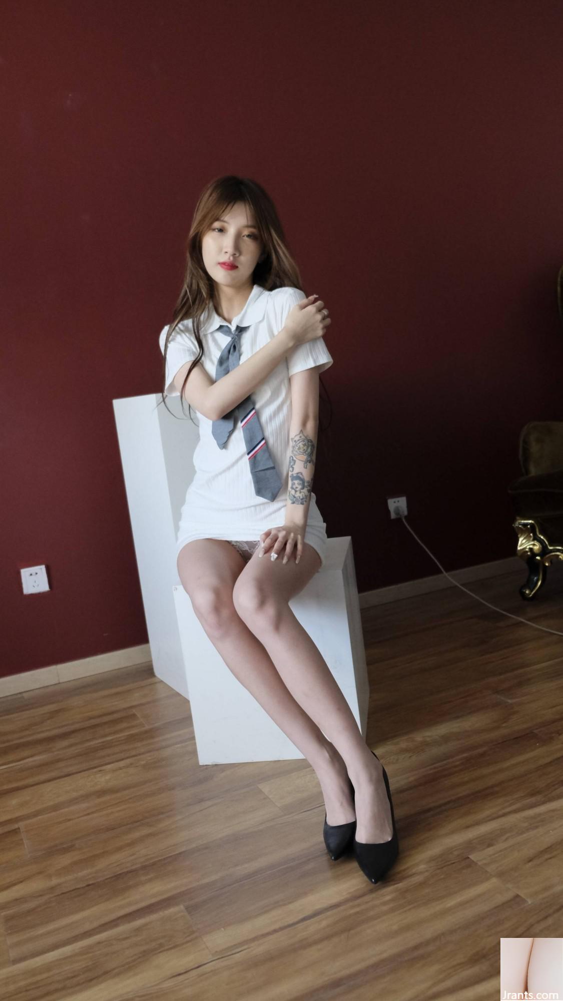 (온라인 컬렉션) 뷰티 모델 Xiaoxue의 모자이크가없는 VIP 복지 다이어그램 2 (100p)