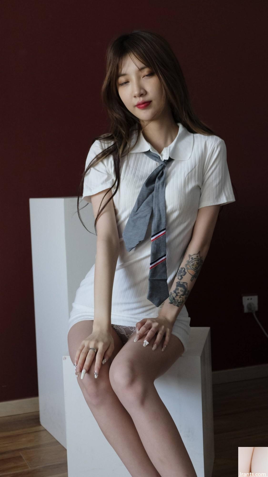 (온라인 컬렉션) 뷰티 모델 Xiaoxue의 모자이크가없는 VIP 복지 다이어그램 2 (100p)