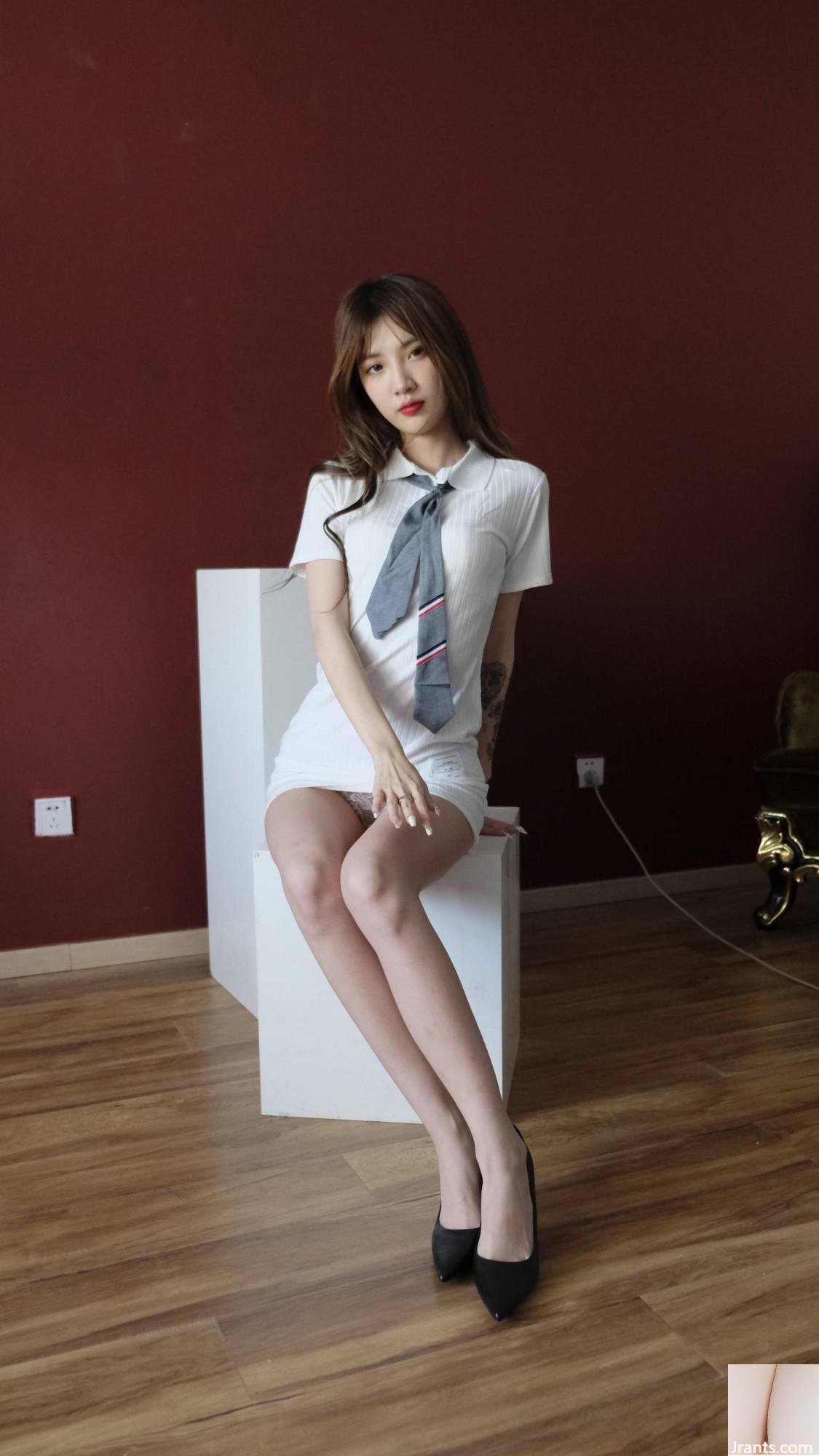 (온라인 컬렉션) 뷰티 모델 Xiaoxue의 모자이크가없는 VIP 복지 다이어그램 2 (100p)
