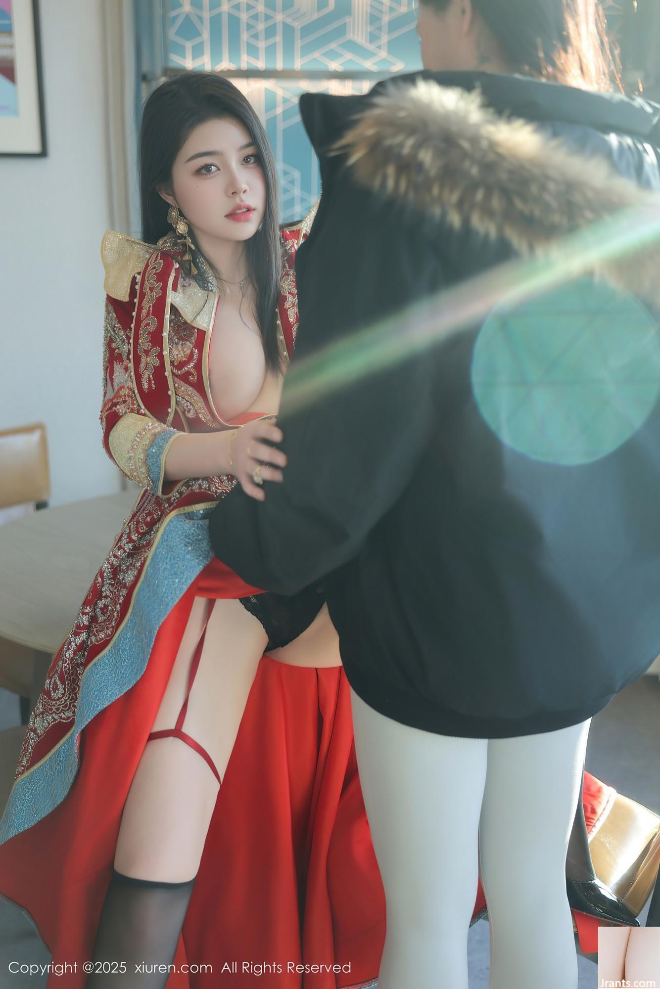 Lin Rurofan F Black Stockings နှင့်လှပသောတင်ပါး (47))