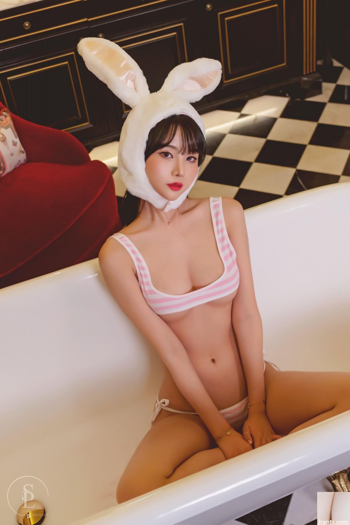SaintPhotoLife Yuna — &#8211; Cos İnternet Ünlü Banyo Seksi Küçük Beyaz Tavşan (65p)