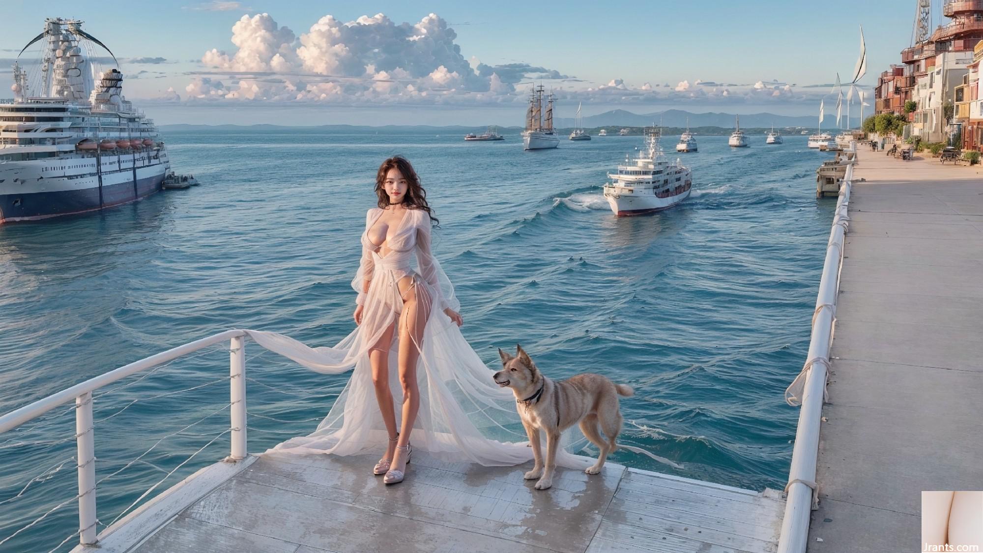 ခရီးသည်တင်သင်္ဘော Port1 တွင်ကျောက်ချရပ်နားသည်