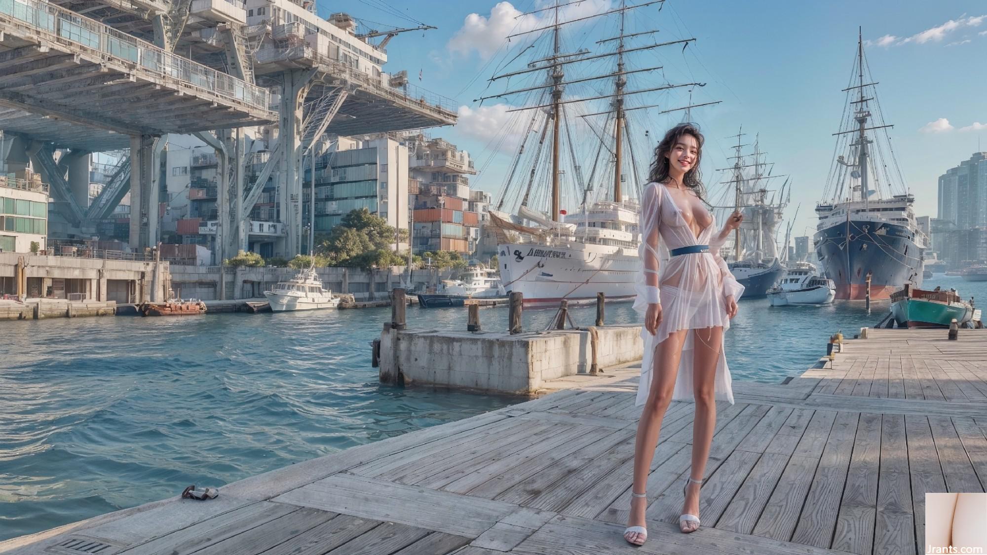 ခရီးသည်တင်သင်္ဘော Port1 တွင်ကျောက်ချရပ်နားသည်