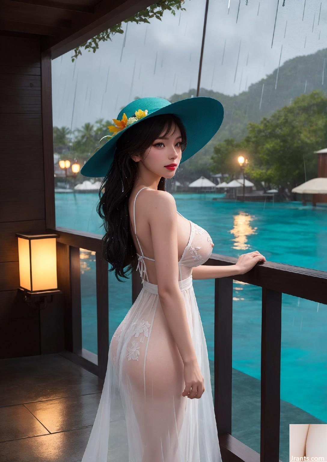 Maldivler Girl the Rain