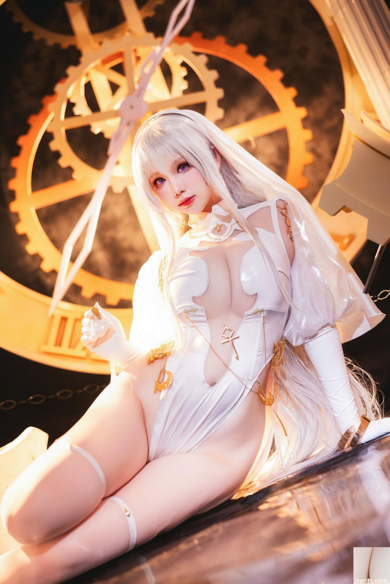 (مجموعه در اینترنت) دختر رفاهی Xue Qing&#39;s &#8220;Saint Angel Nun&#8221; VIP Exclusive (61p)