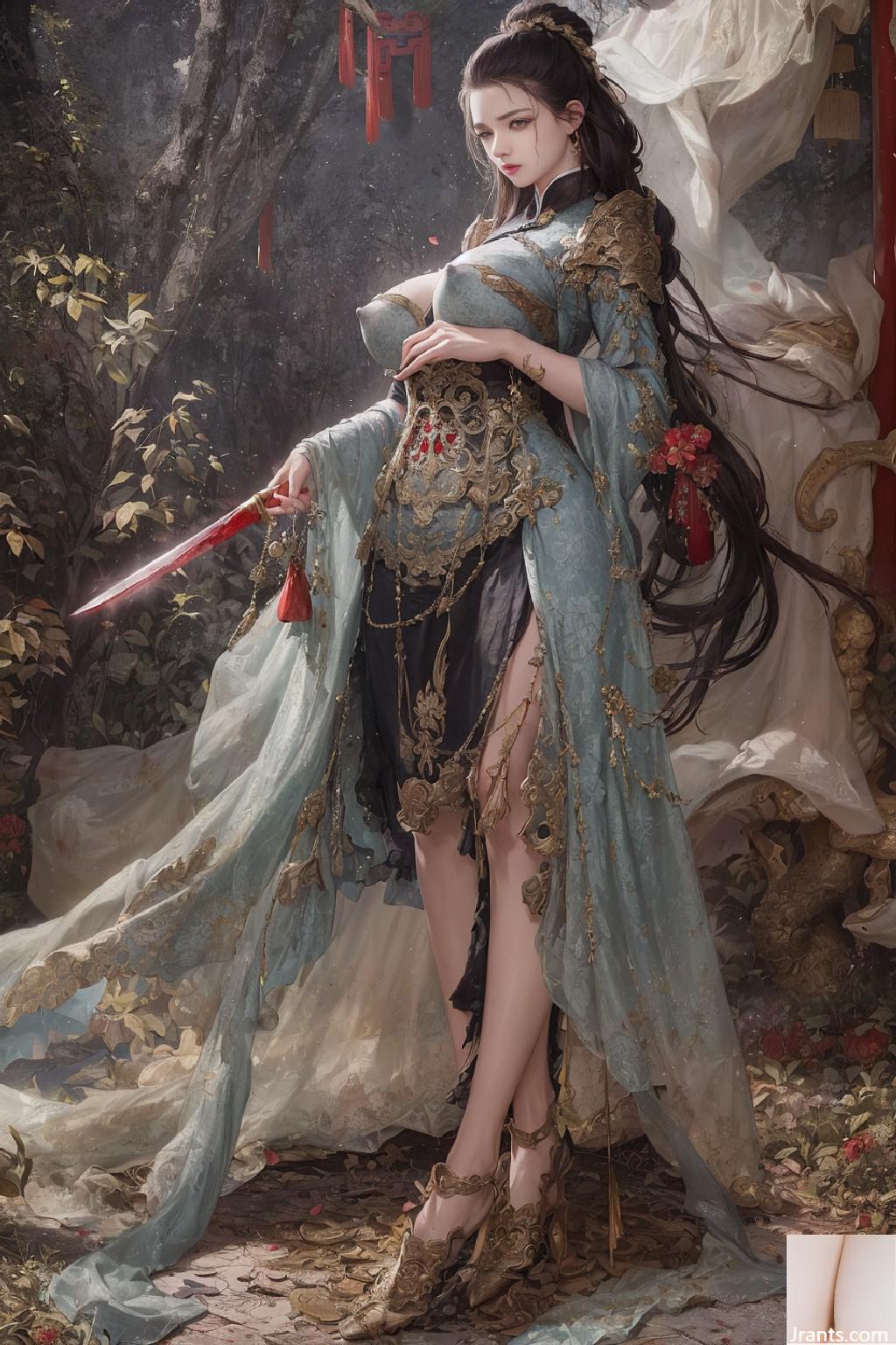 زنان باریک HANFU 4