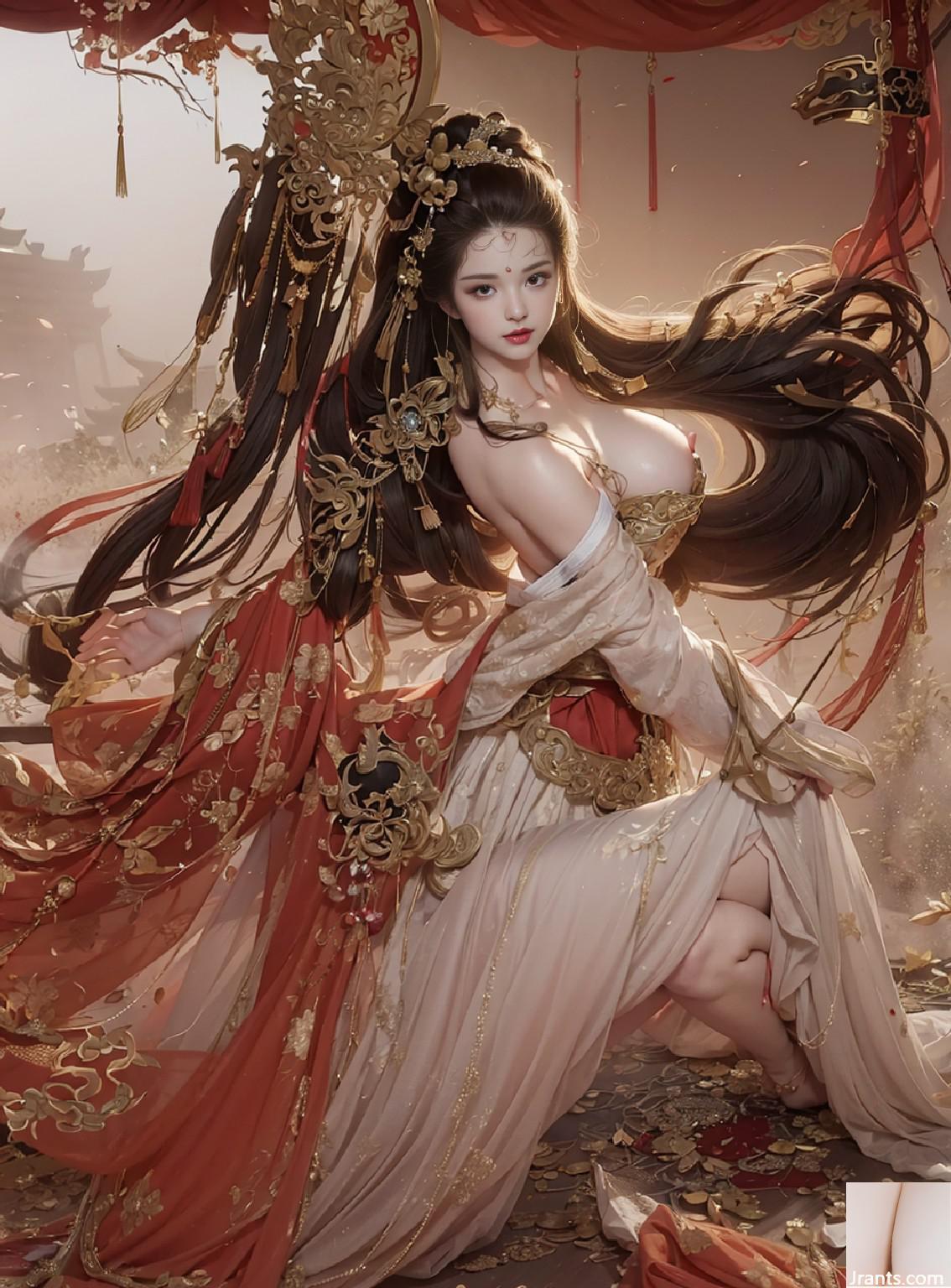 زنان باریک Hanfu 3