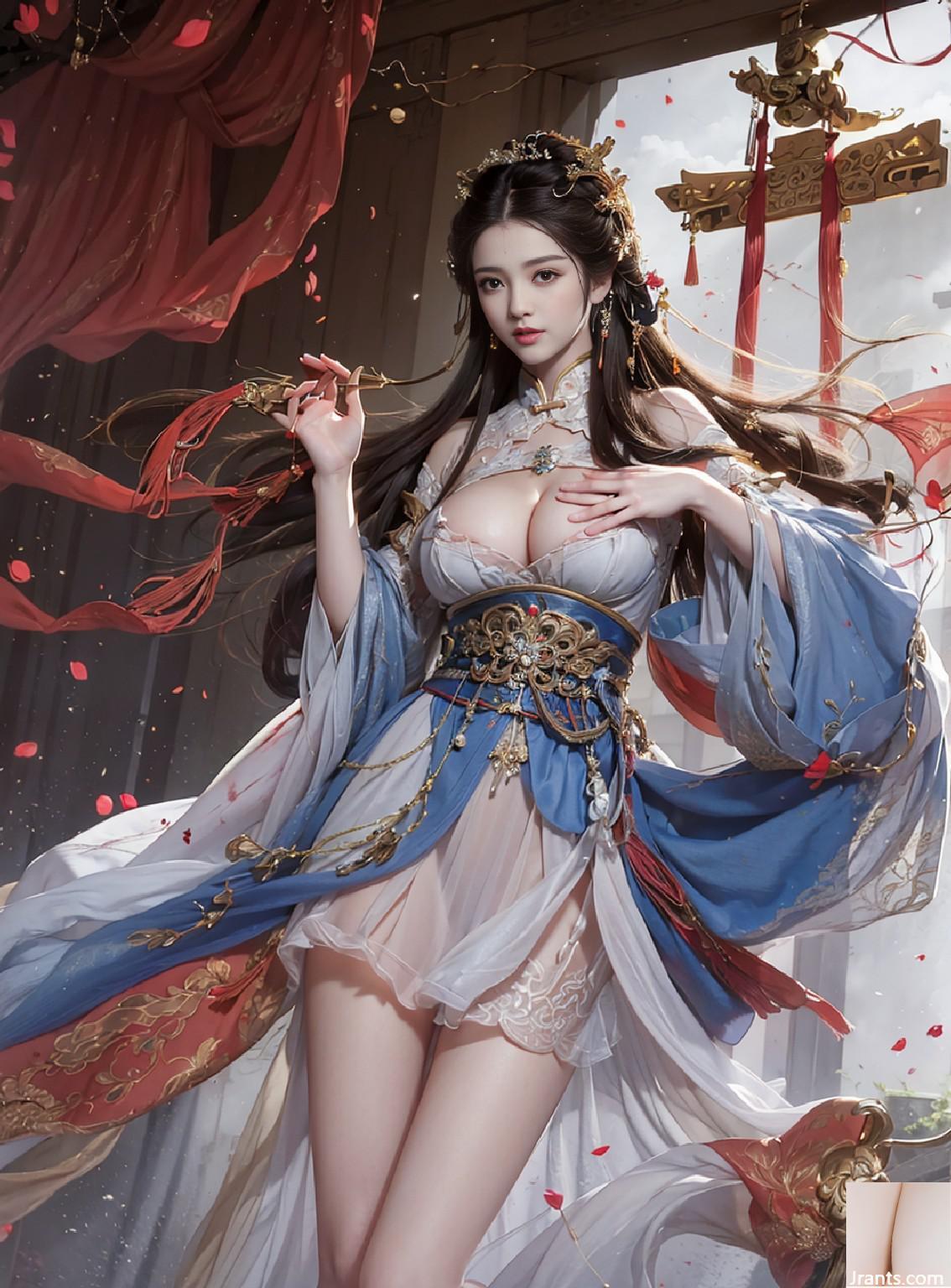 زنان باریک Hanfu 3
