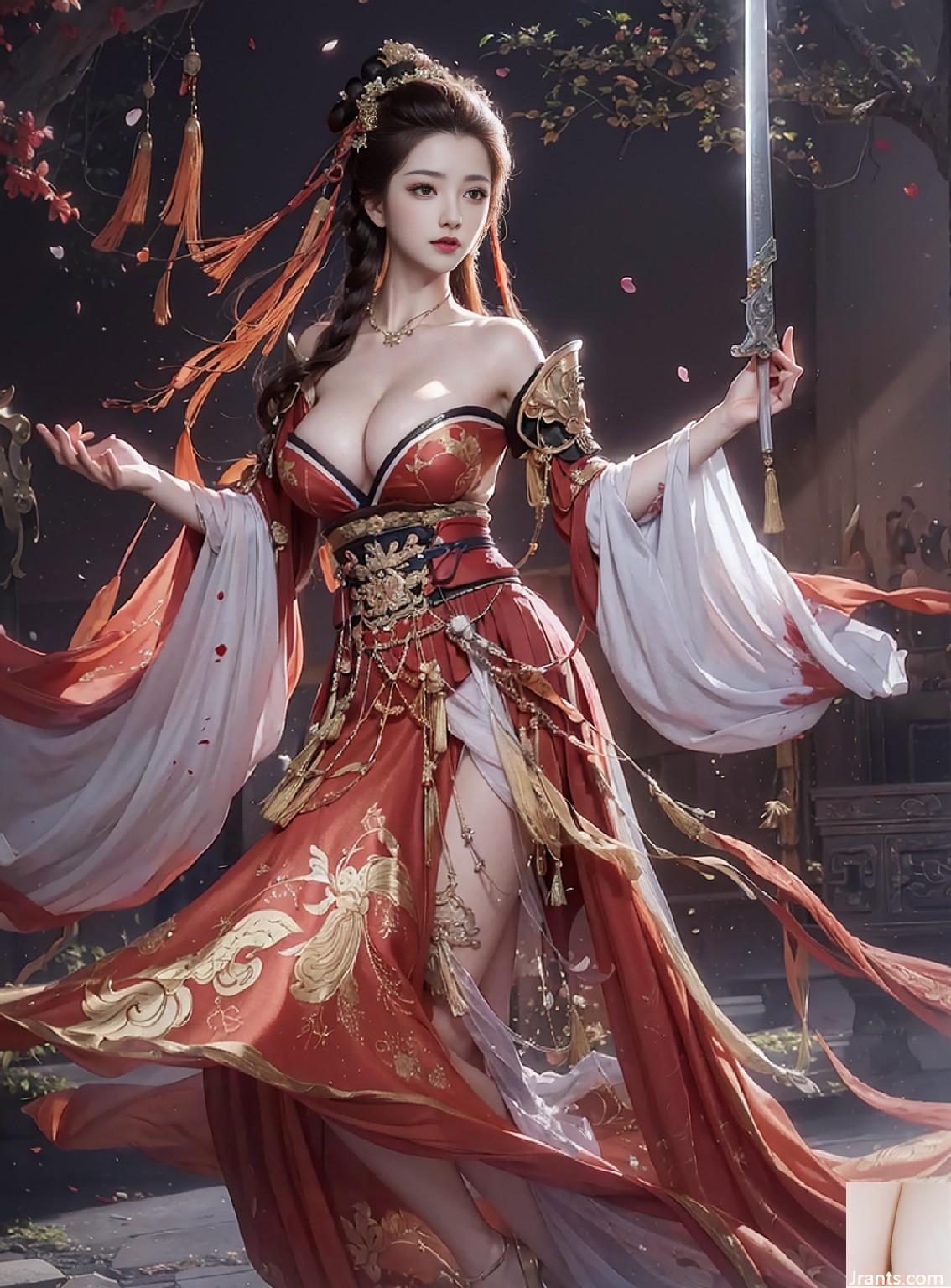 زنان باریک Hanfu 3