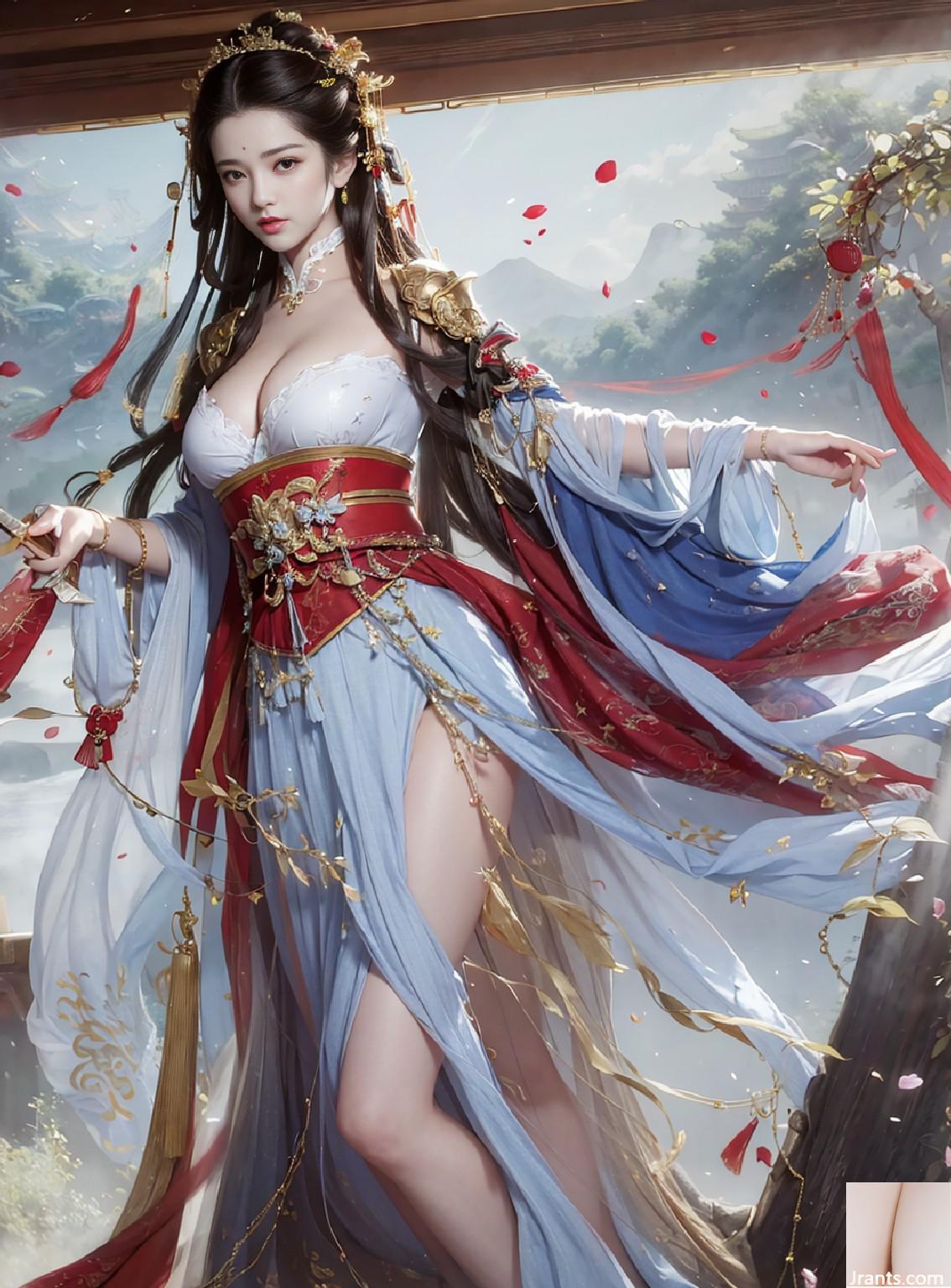 زنان باریک Hanfu 3