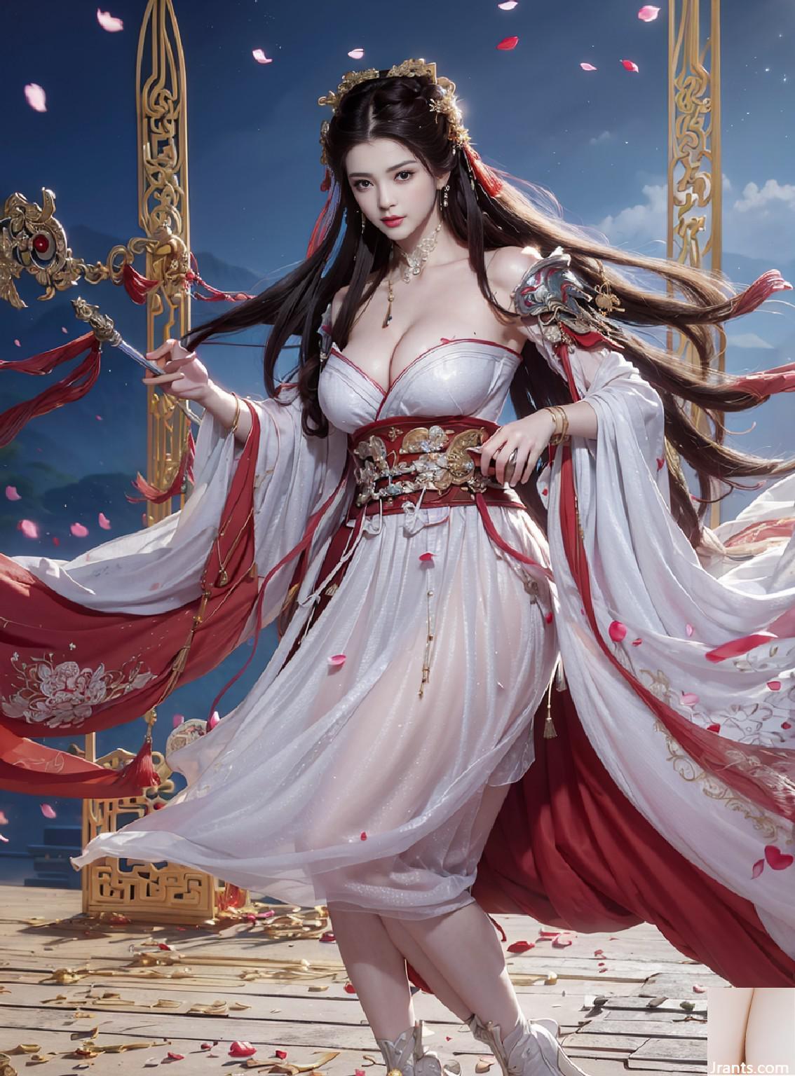 زنان باریک Hanfu 3