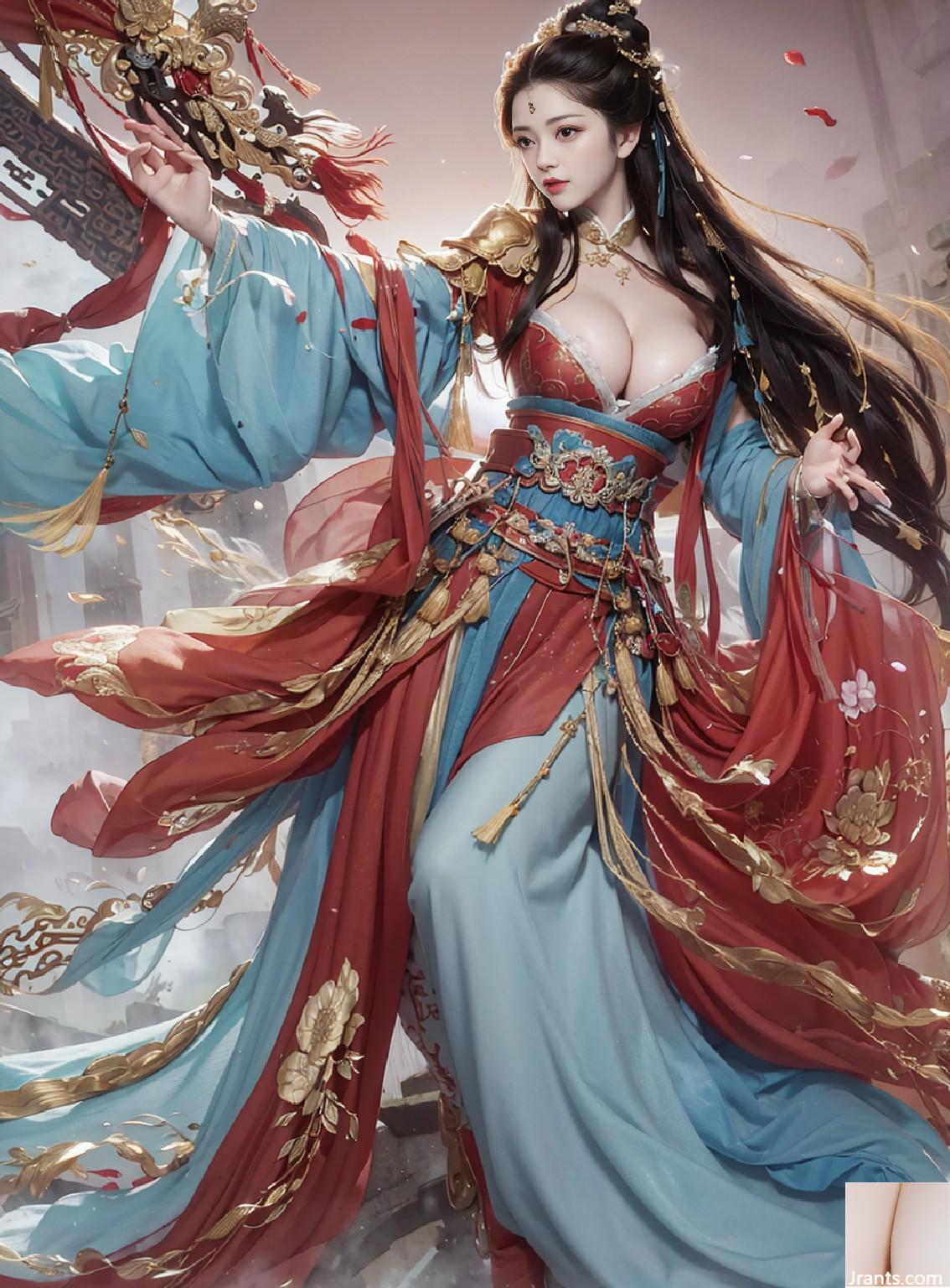زنان باریک Hanfu 3