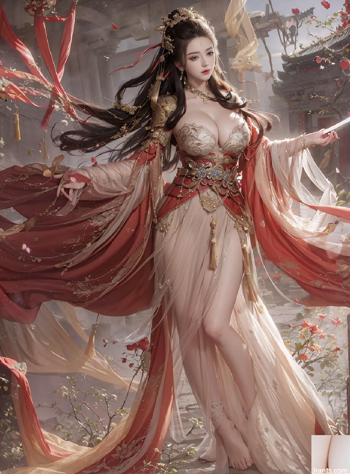 زنان باریک Hanfu 3