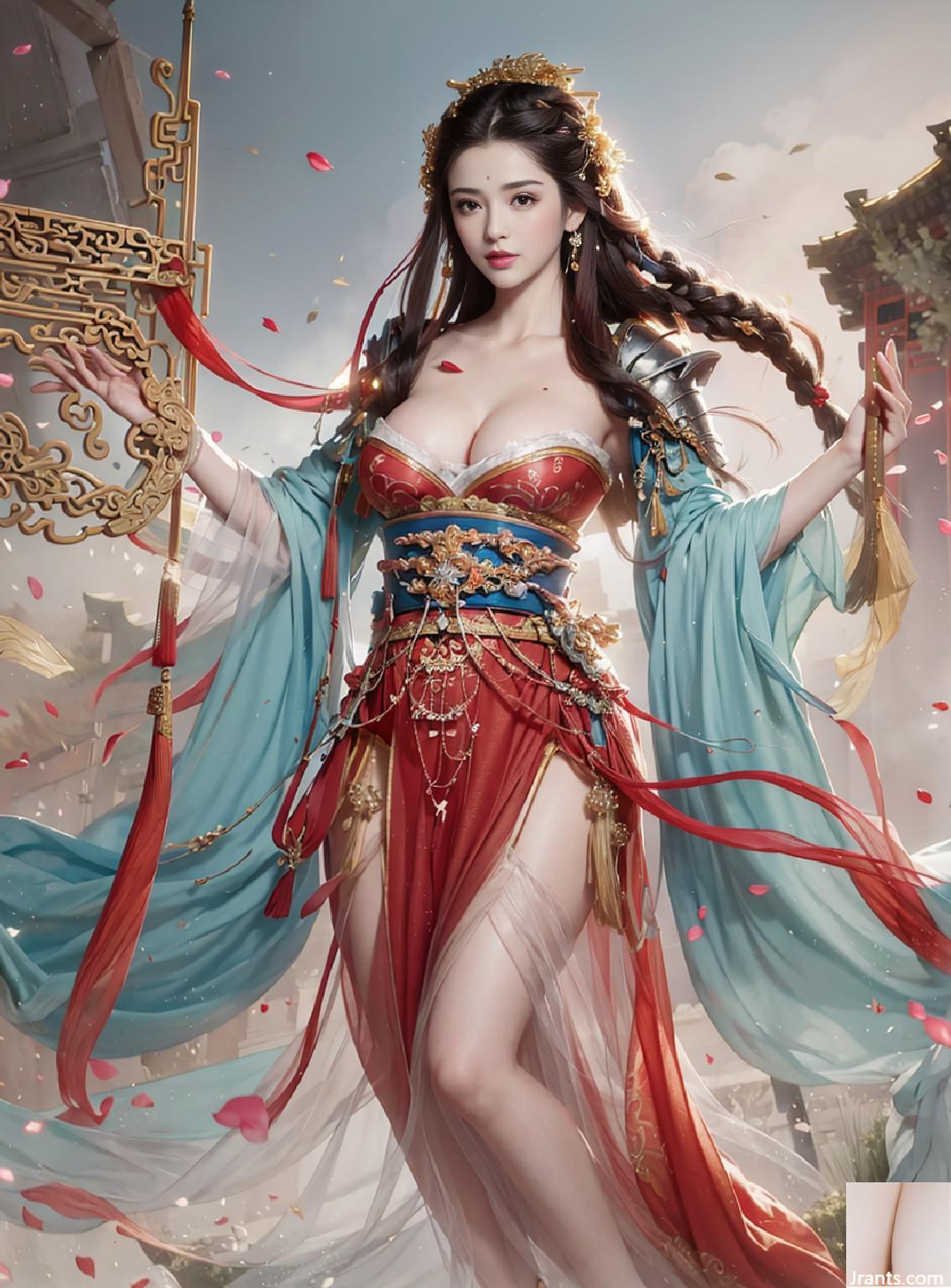 زنان باریک Hanfu 3