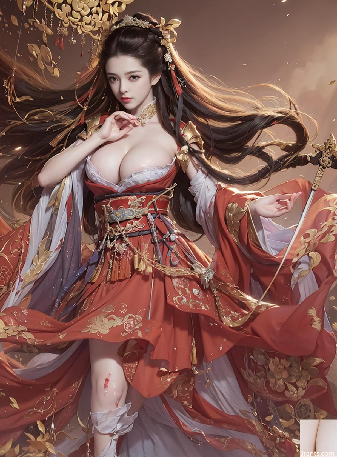 زنان باریک Hanfu 3