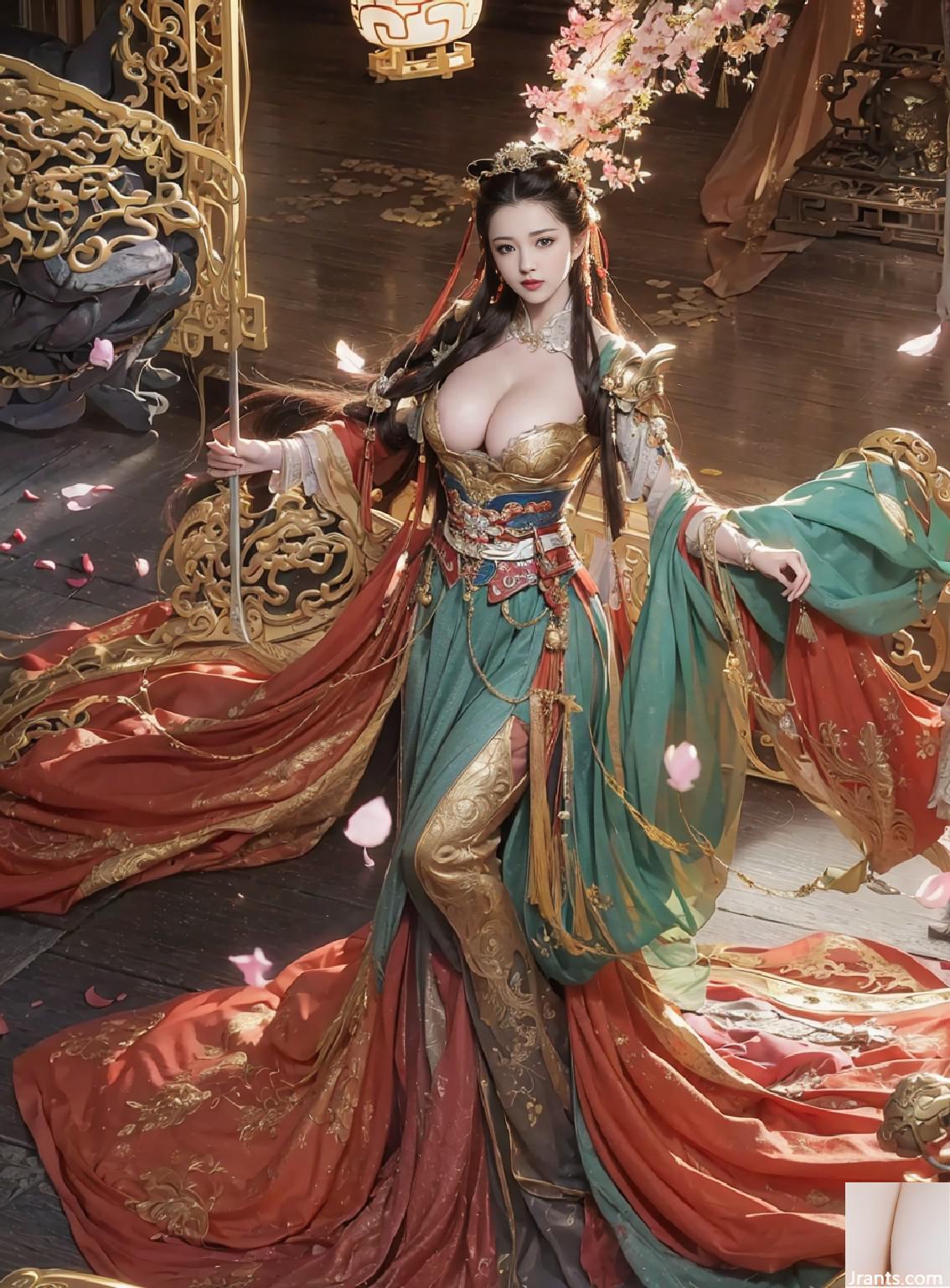 زنان باریک Hanfu 3
