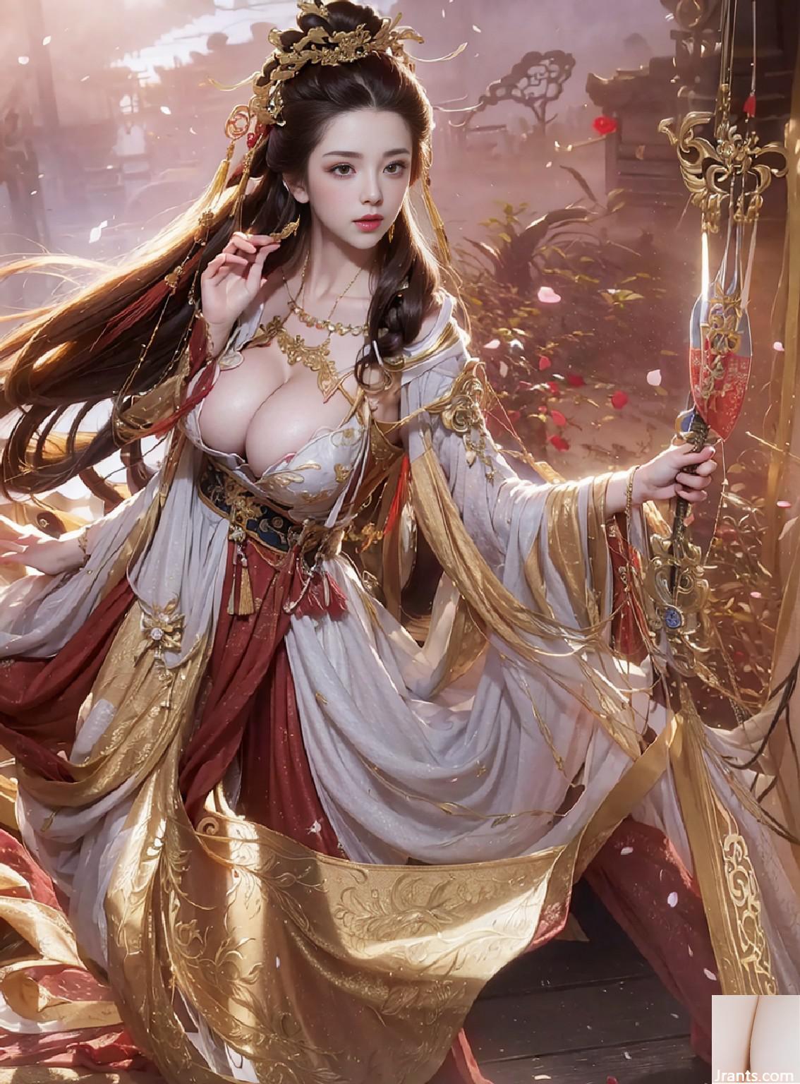 زنان باریک Hanfu 3
