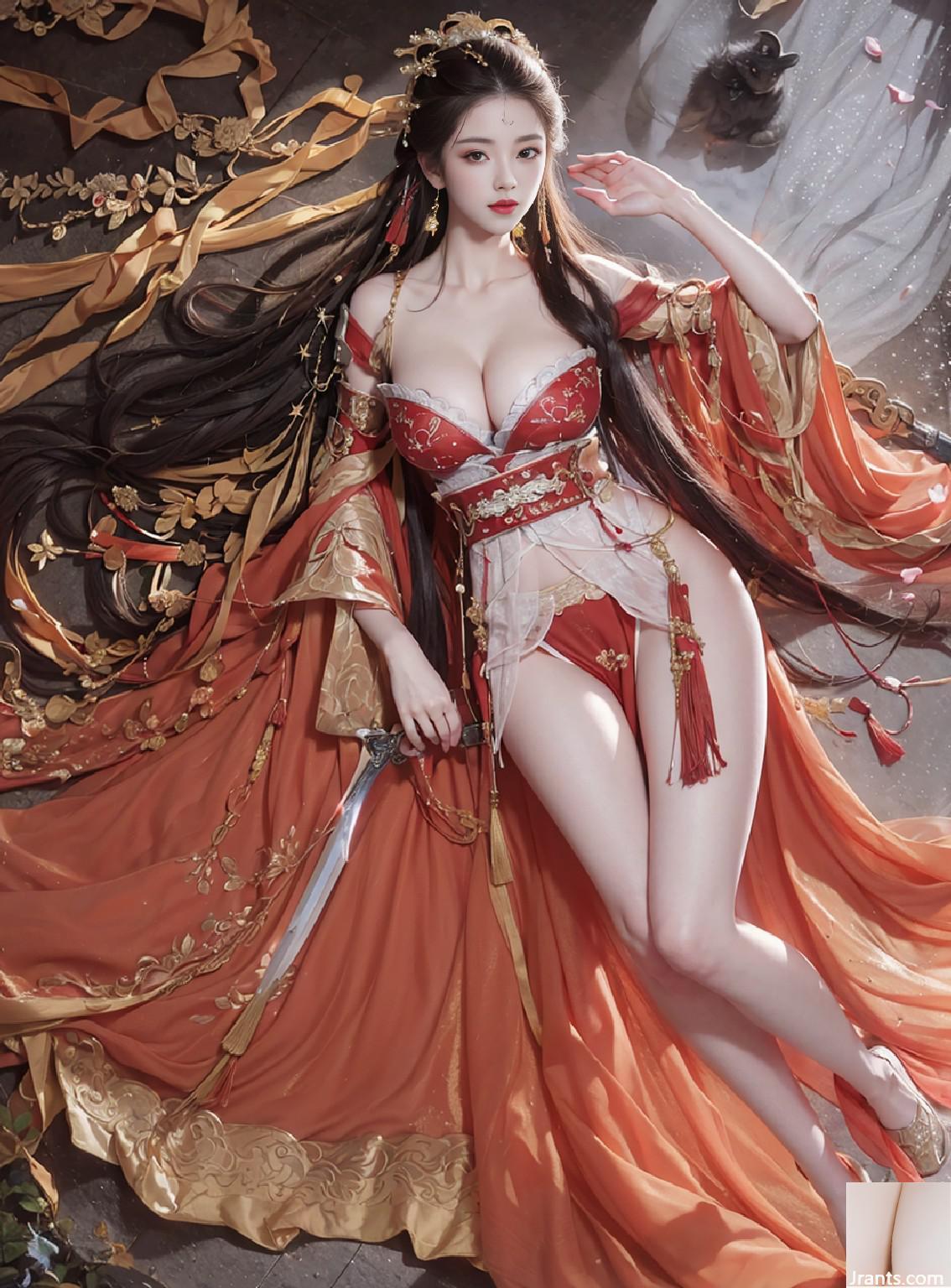 زنان باریک Hanfu 3