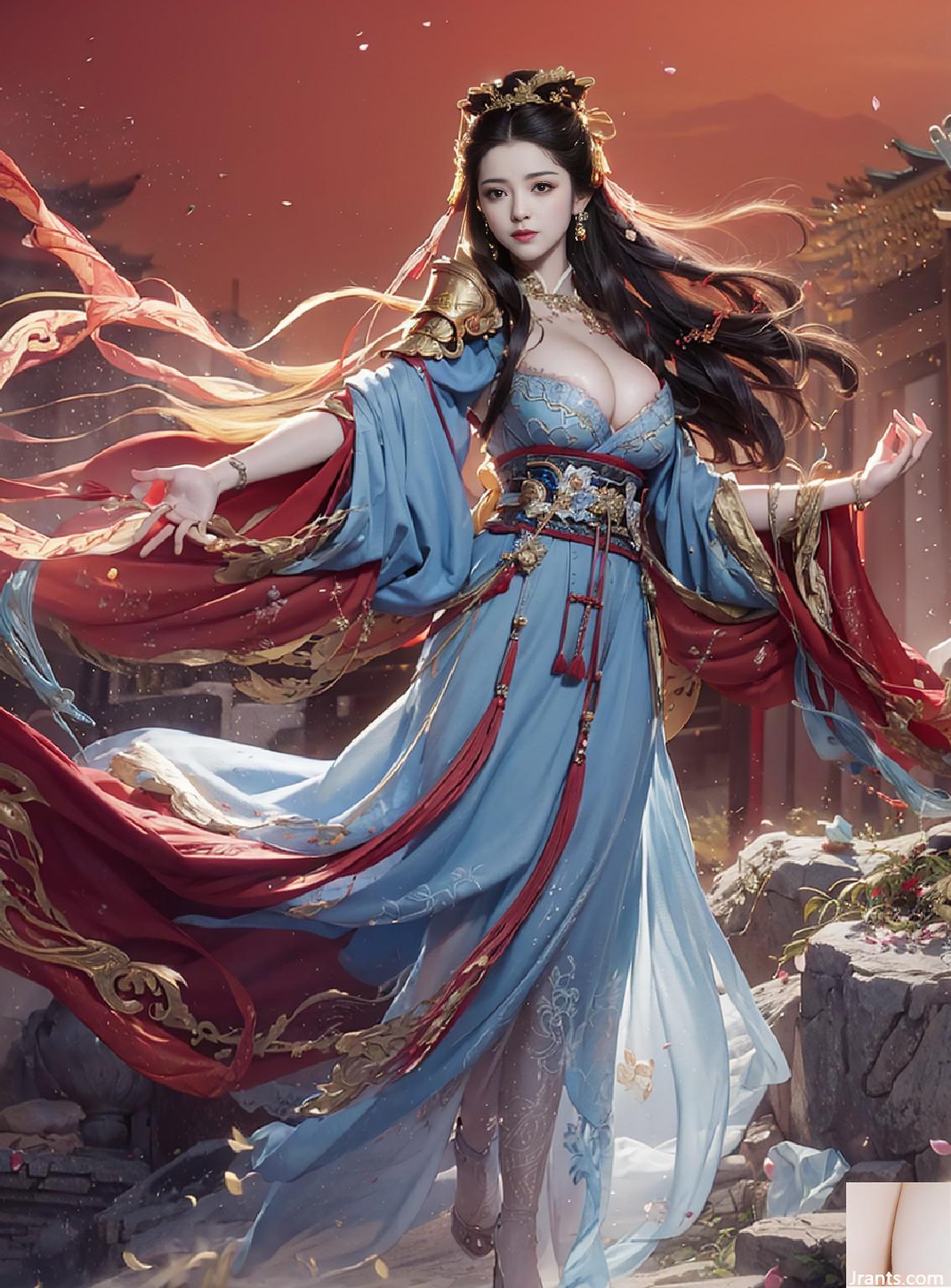 زنان باریک Hanfu 3