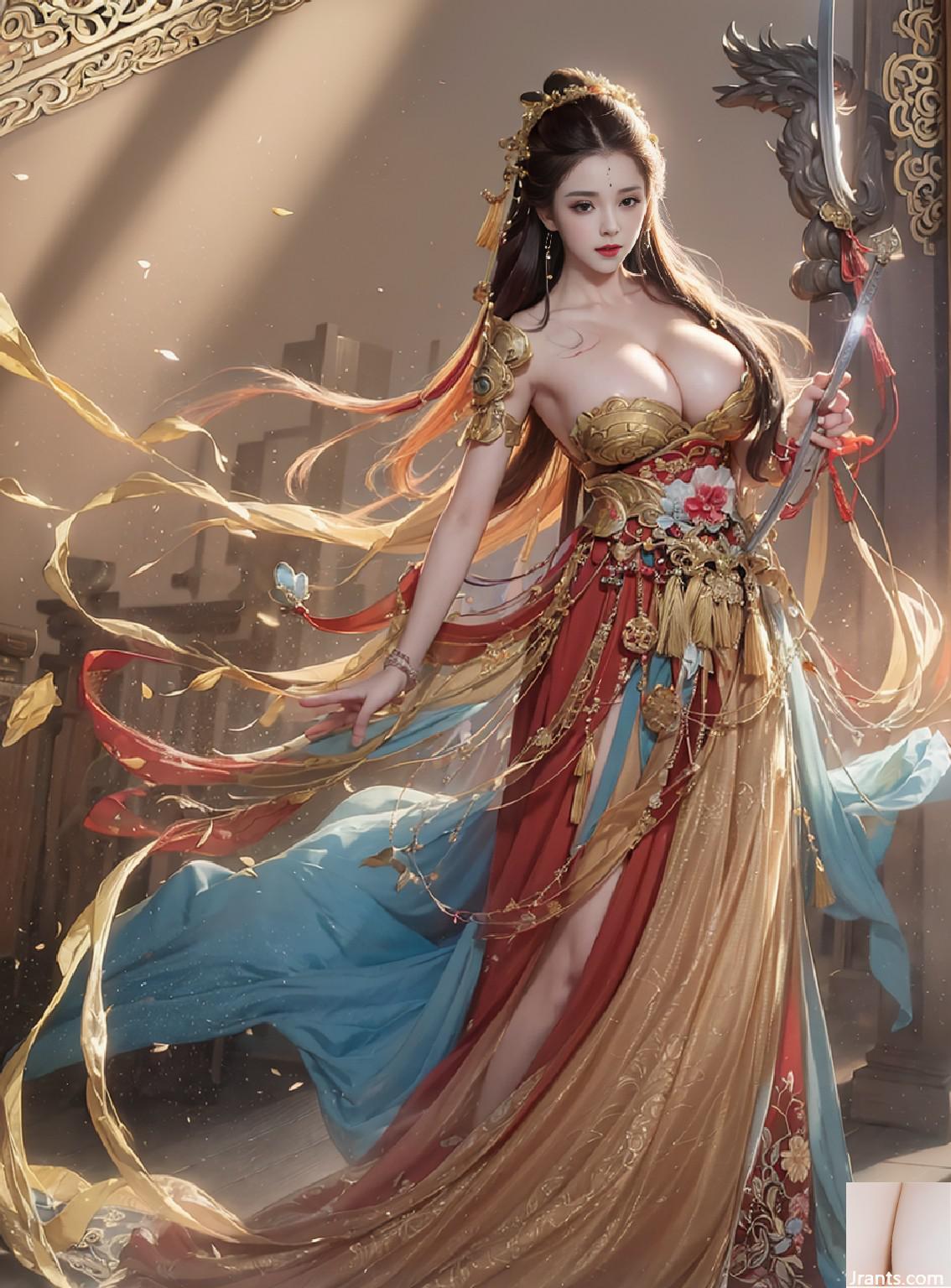 زنان باریک Hanfu 3