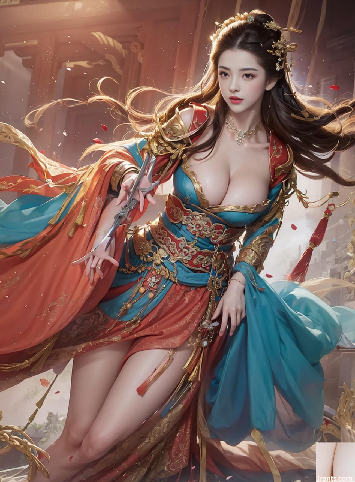زنان باریک Hanfu 3
