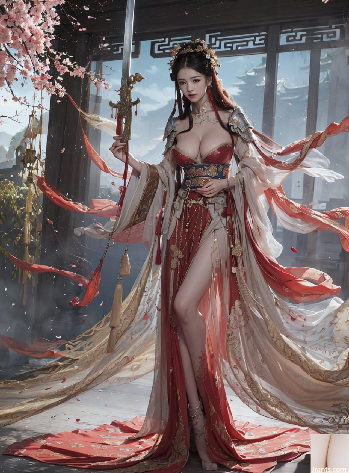 زنان باریک Hanfu 3