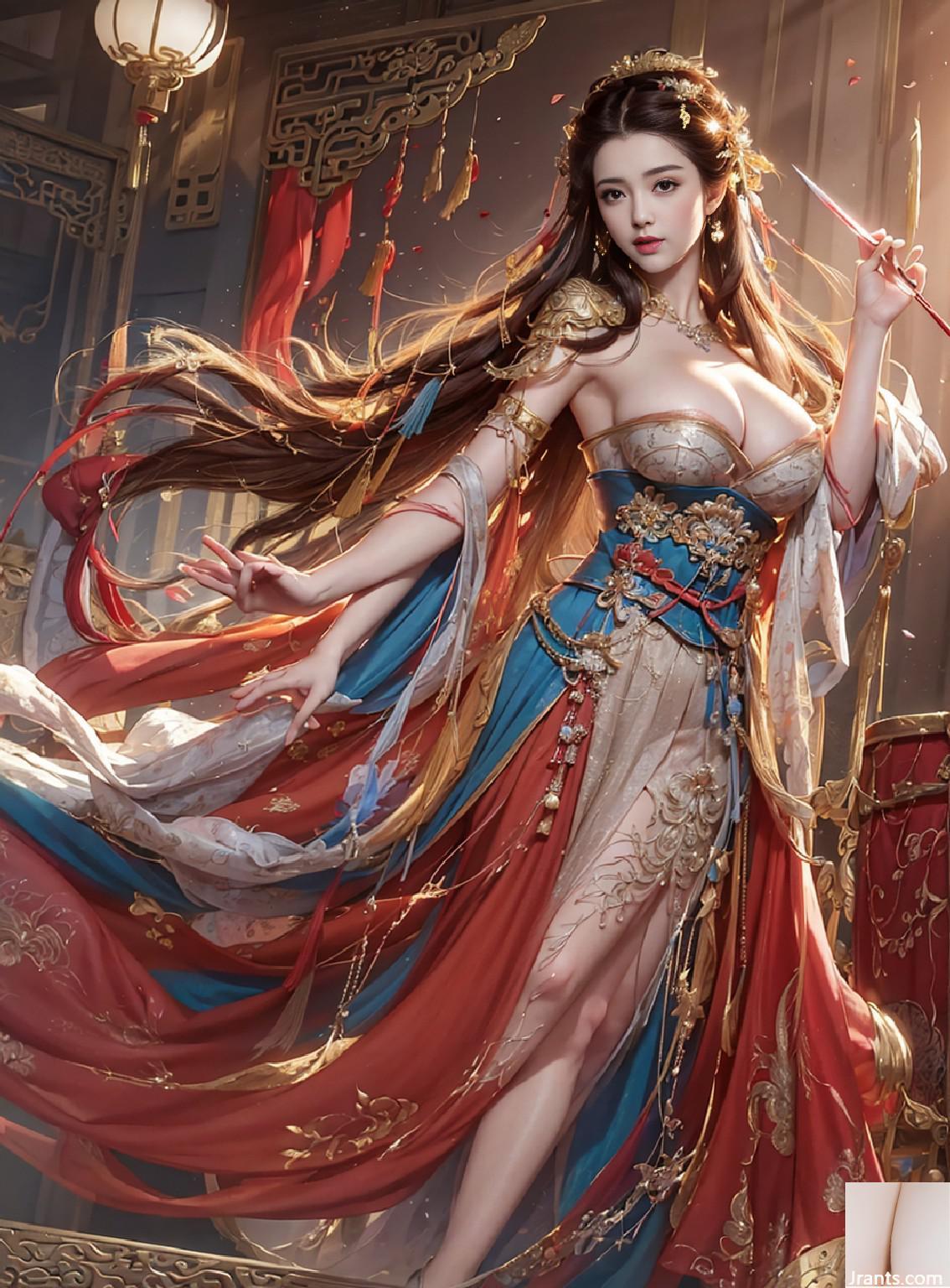 زنان باریک Hanfu 3