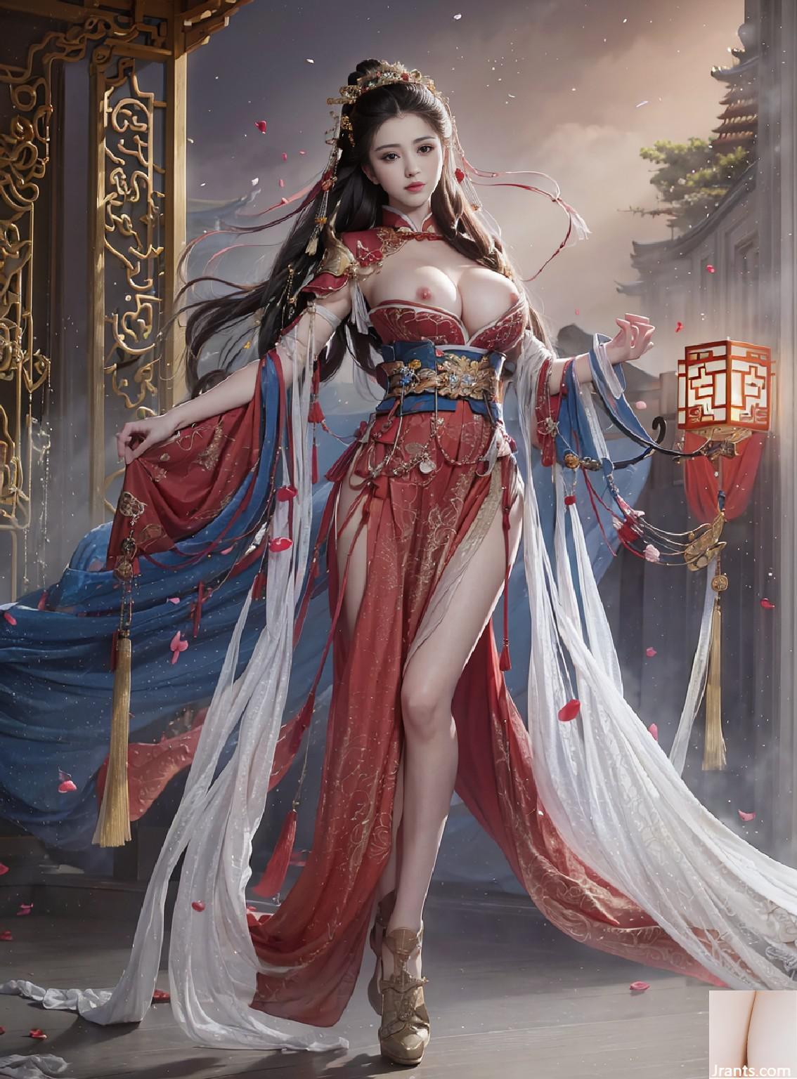زنان باریک Hanfu 3