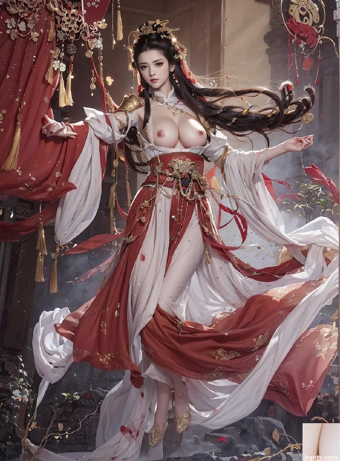 زنان باریک Hanfu 3