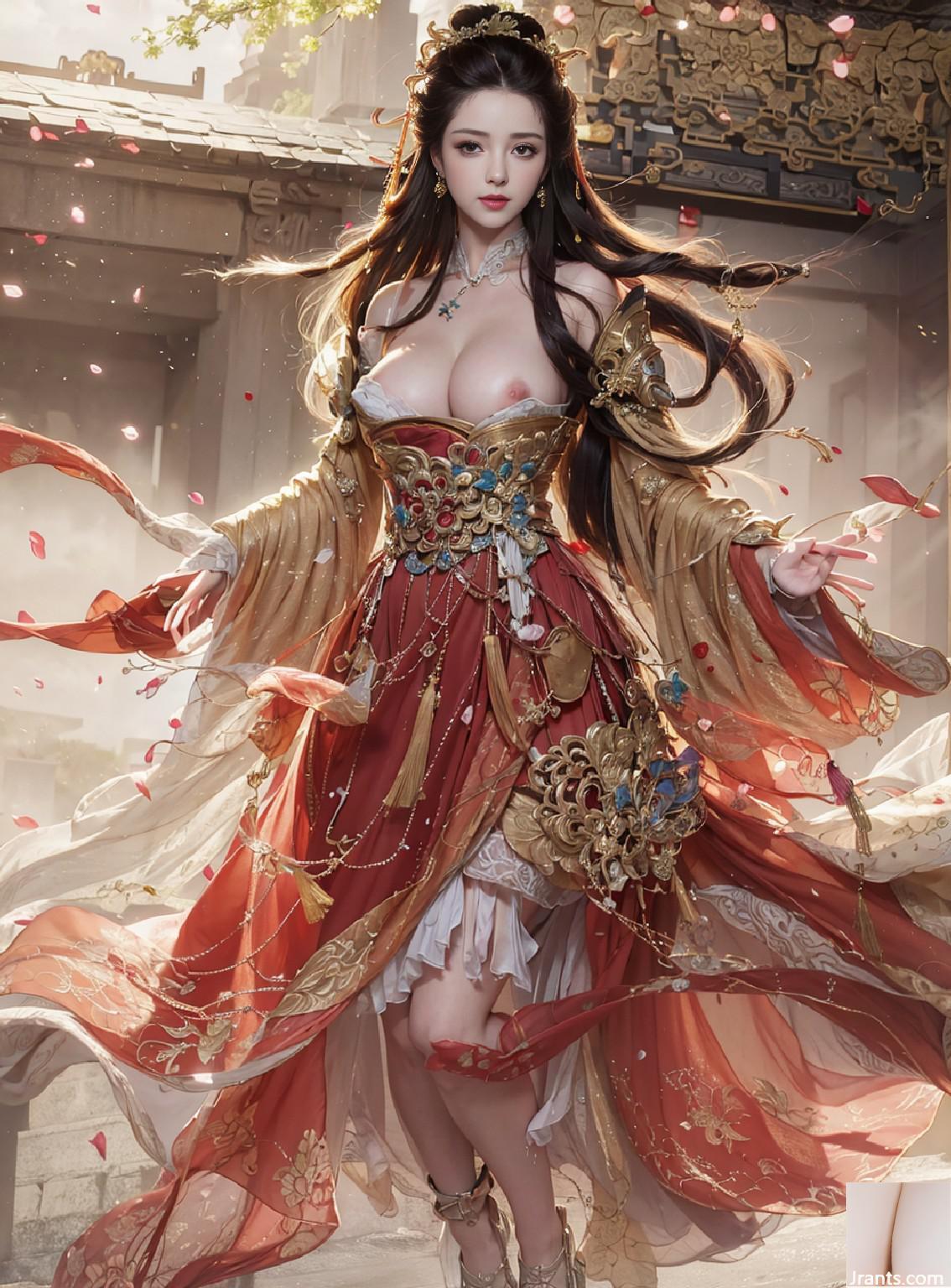 زنان باریک Hanfu 3