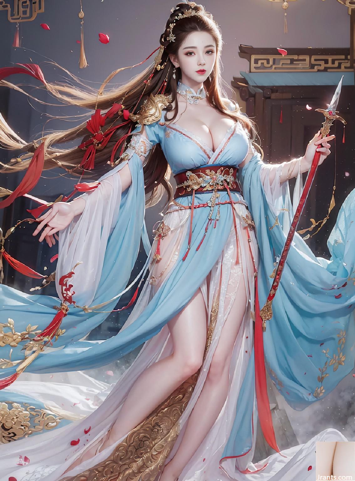 زنان باریک Hanfu 3