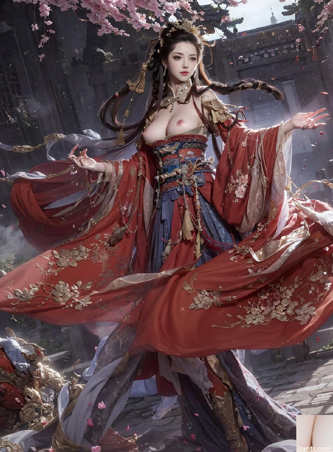 زنان باریک Hanfu 3