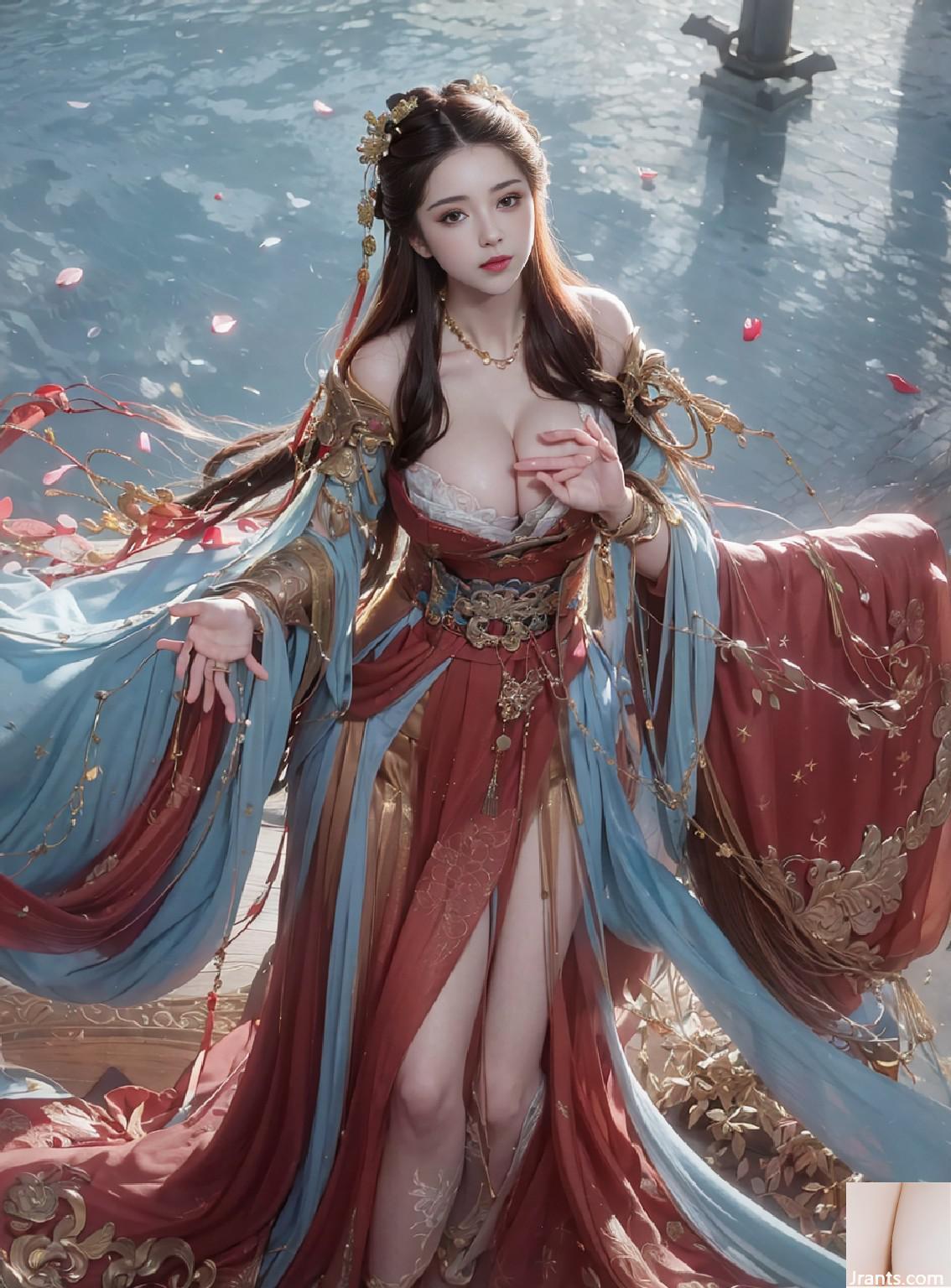 زنان باریک Hanfu 3