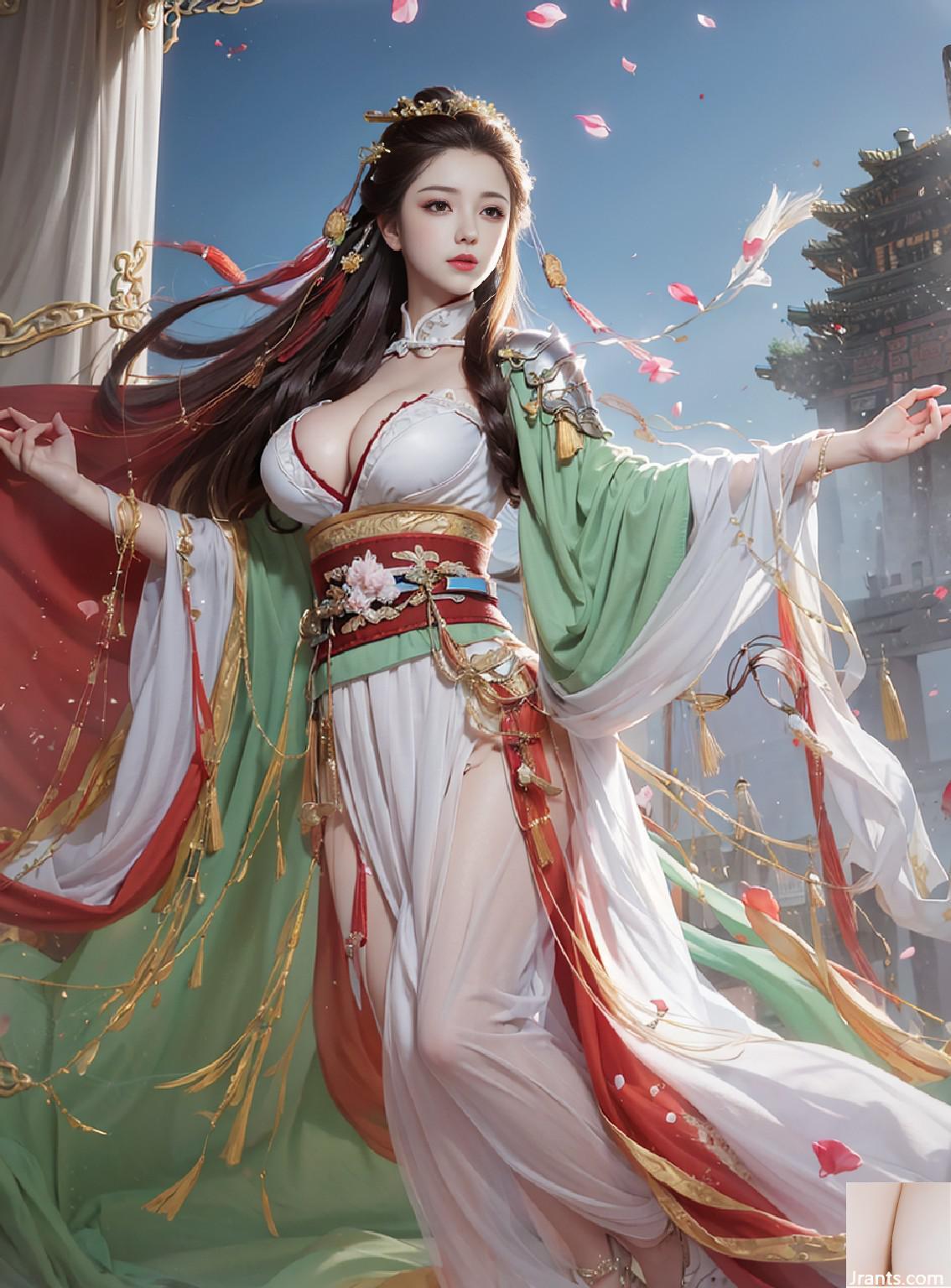 زنان باریک Hanfu 3