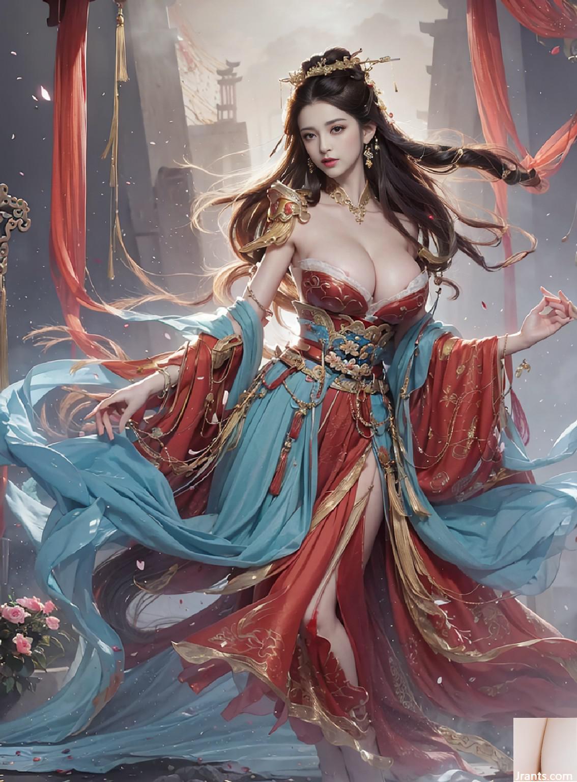 زنان باریک Hanfu 3