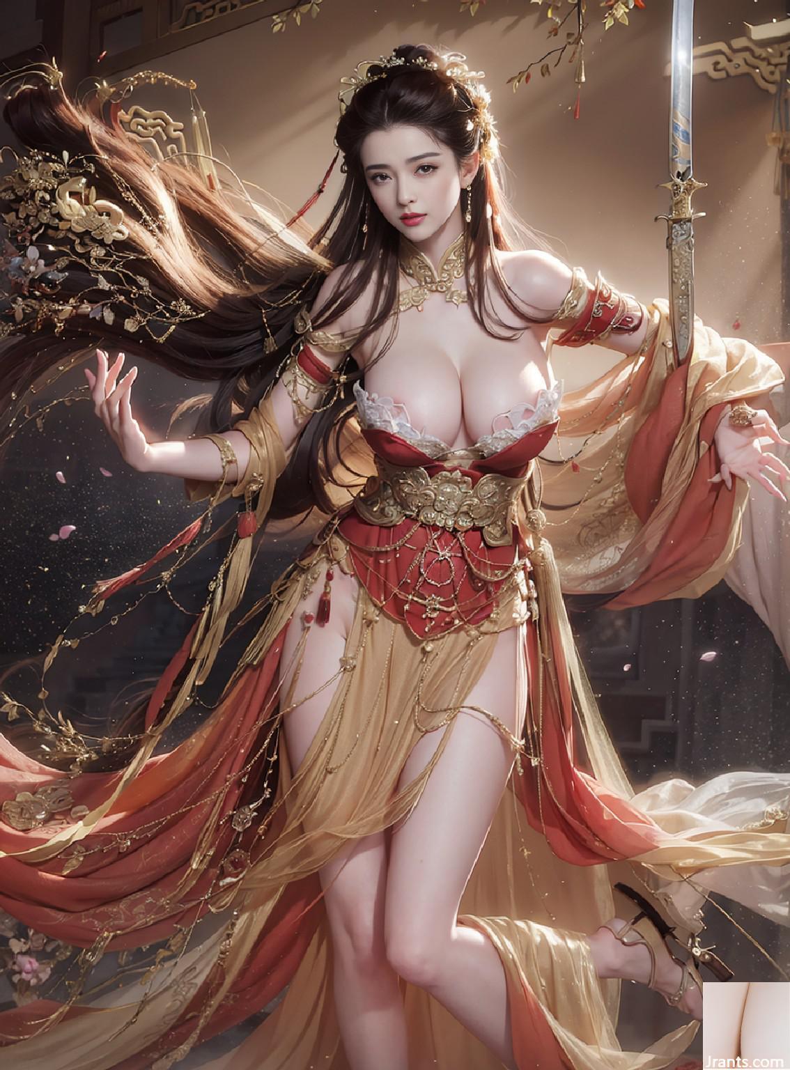 زنان باریک Hanfu 3