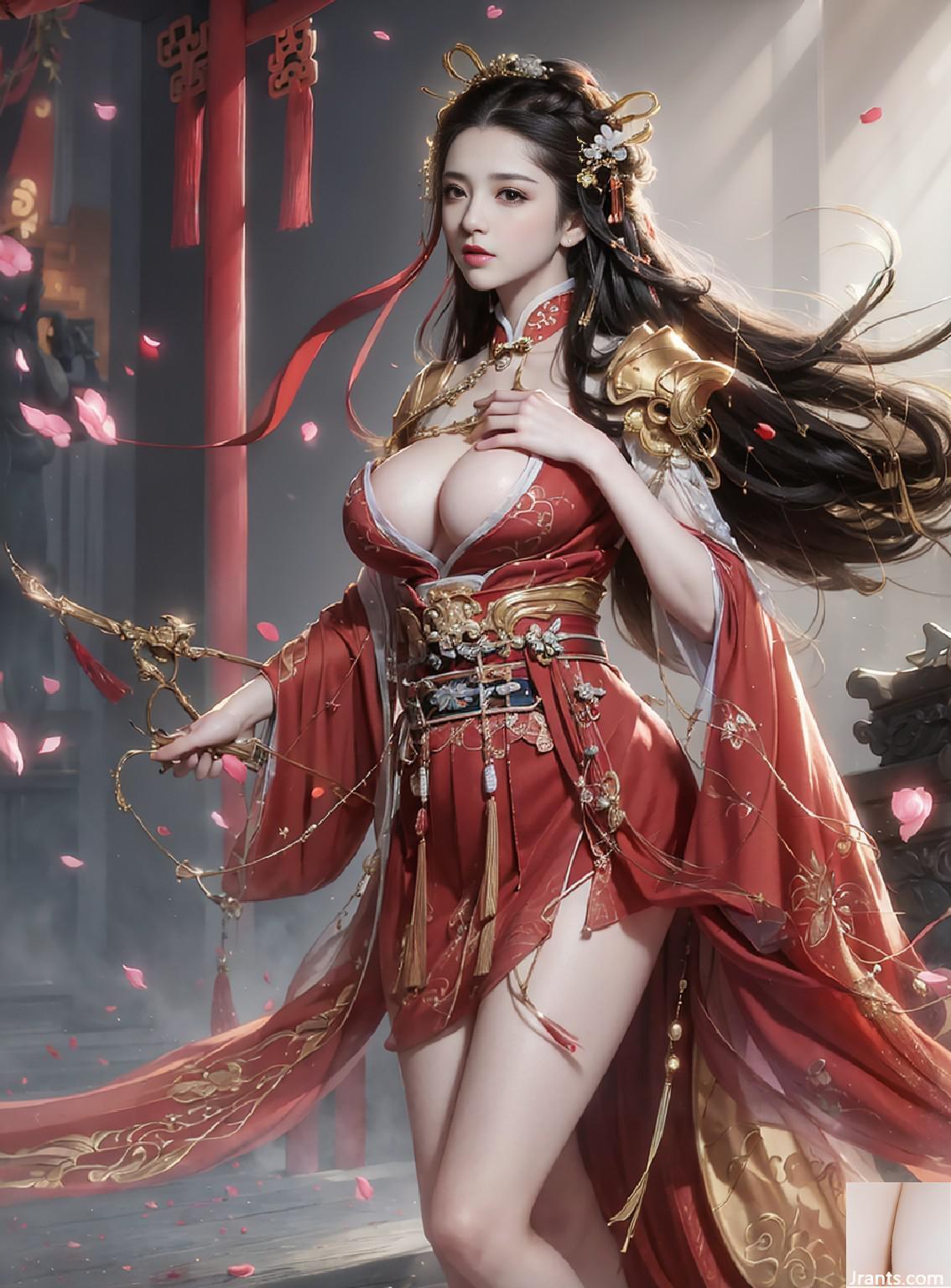 زنان باریک Hanfu 3
