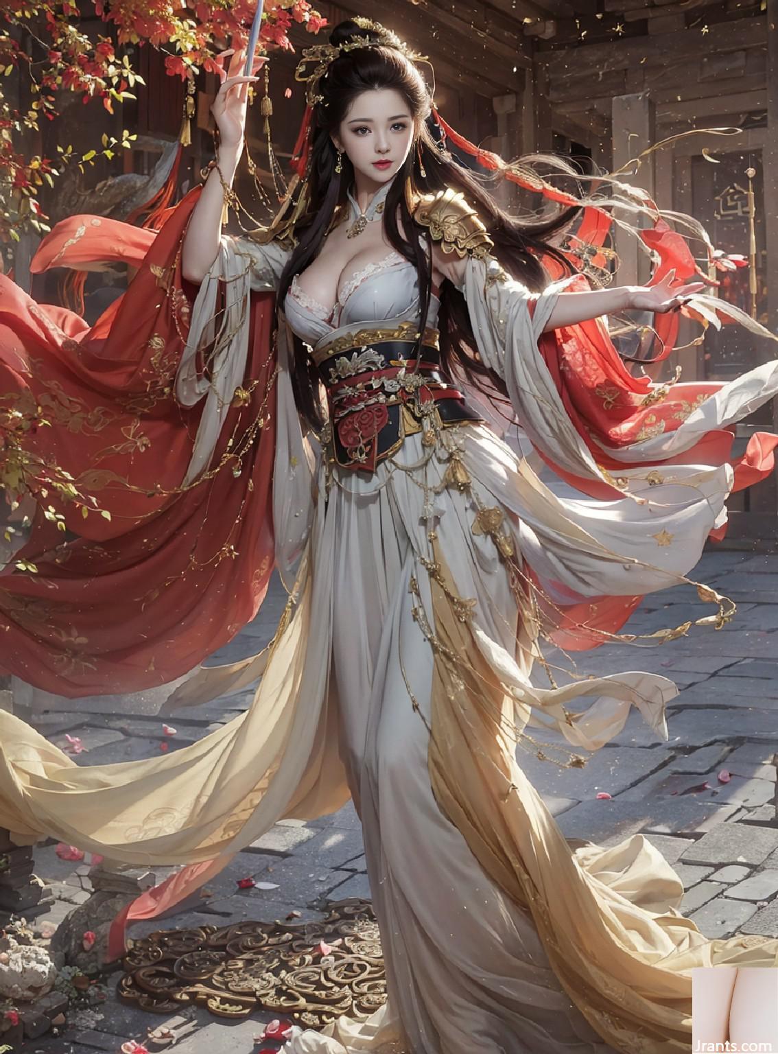 زنان باریک Hanfu 3