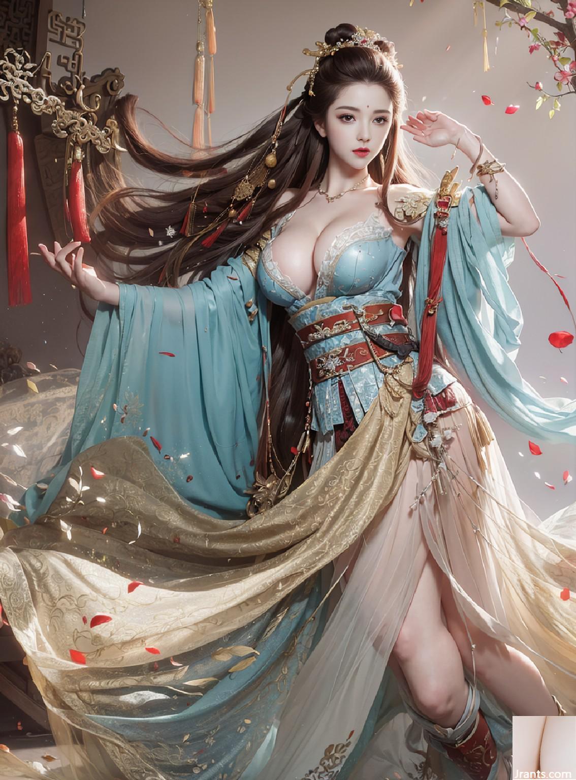 زنان باریک Hanfu 3