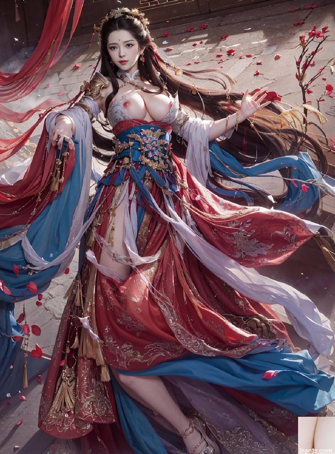 زنان باریک Hanfu 3