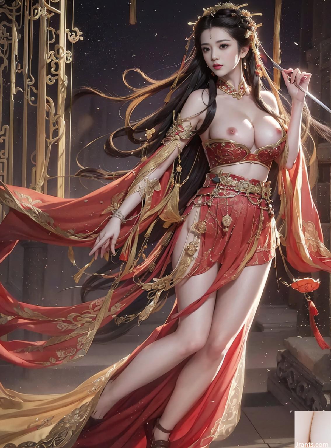 زنان باریک Hanfu 3