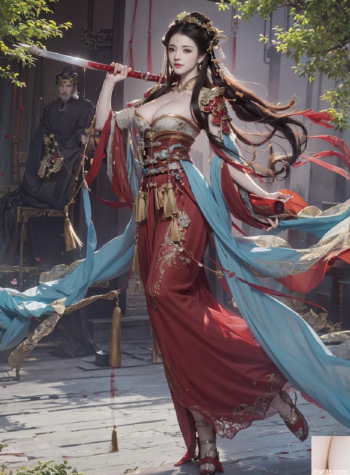 زنان باریک Hanfu 3